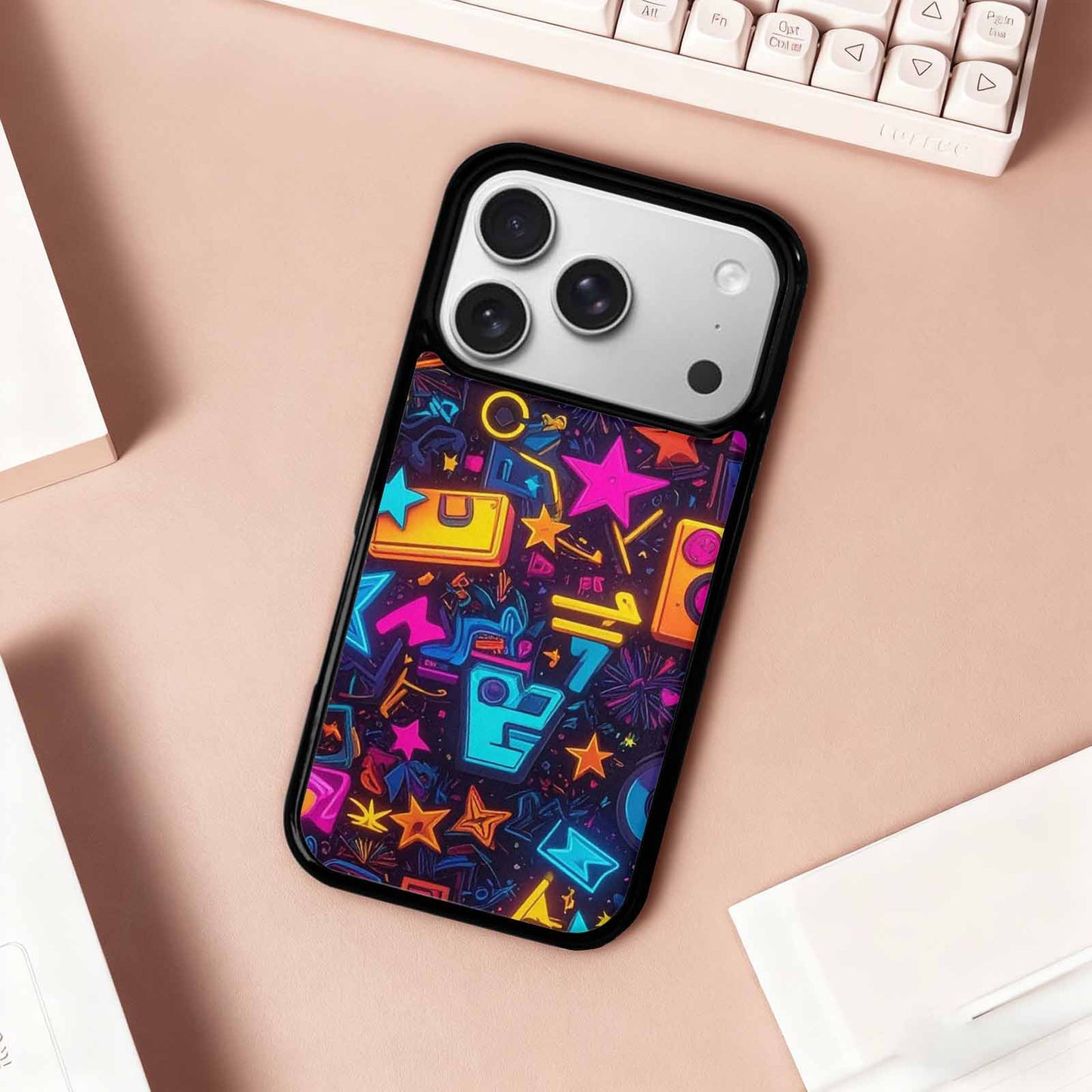 iPhone 17 Pro Case — Retro Motif Retro Motifs Ntr Retro, Customized Protective Case