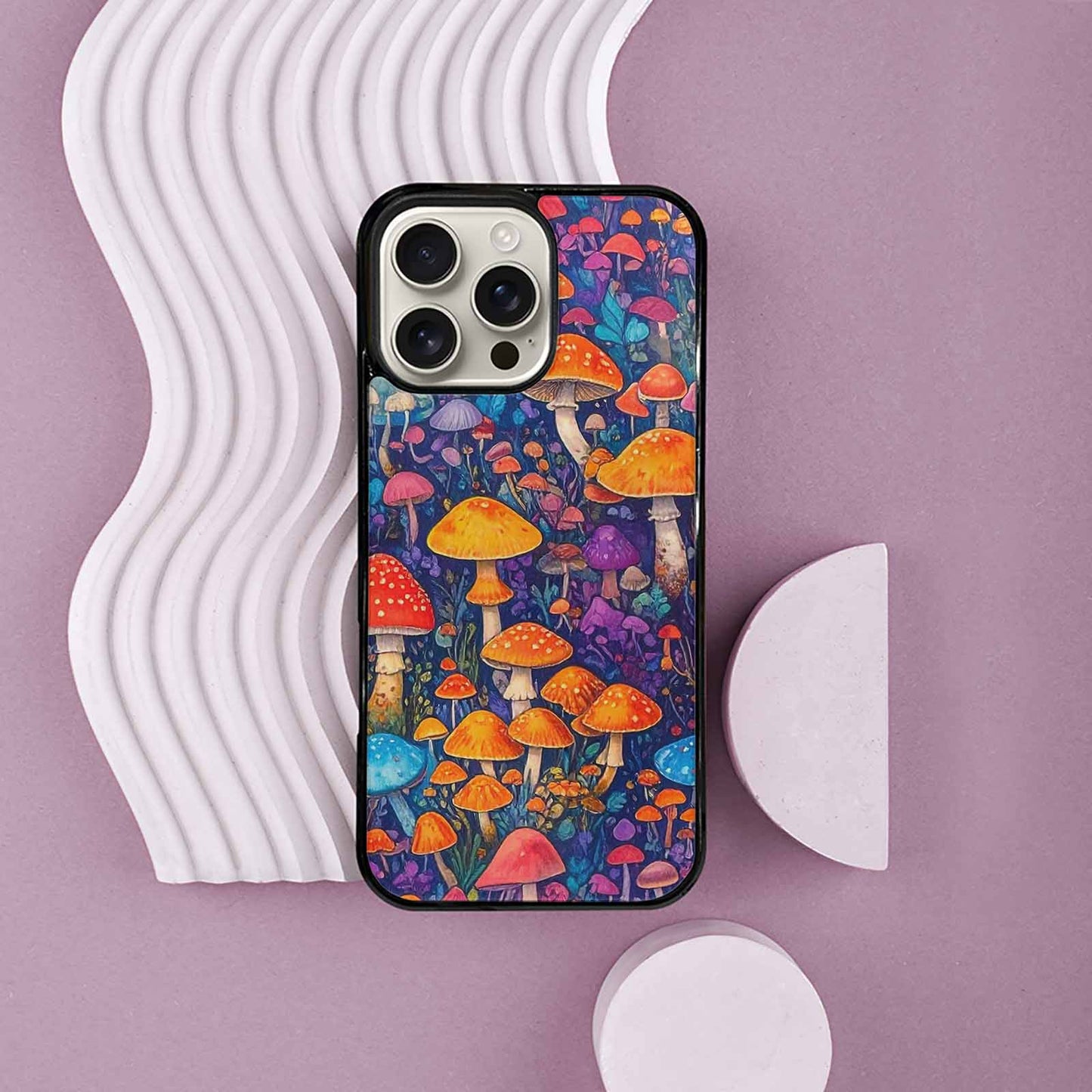 iPhone 16 Pro Max Case — Mushrooms General Mushrooms Pa, Custom Phone Case