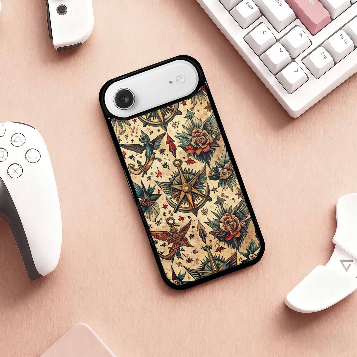 iPhone 17 Air Case — Small Old School Tattoo Flash Original, Original Design Phone Case