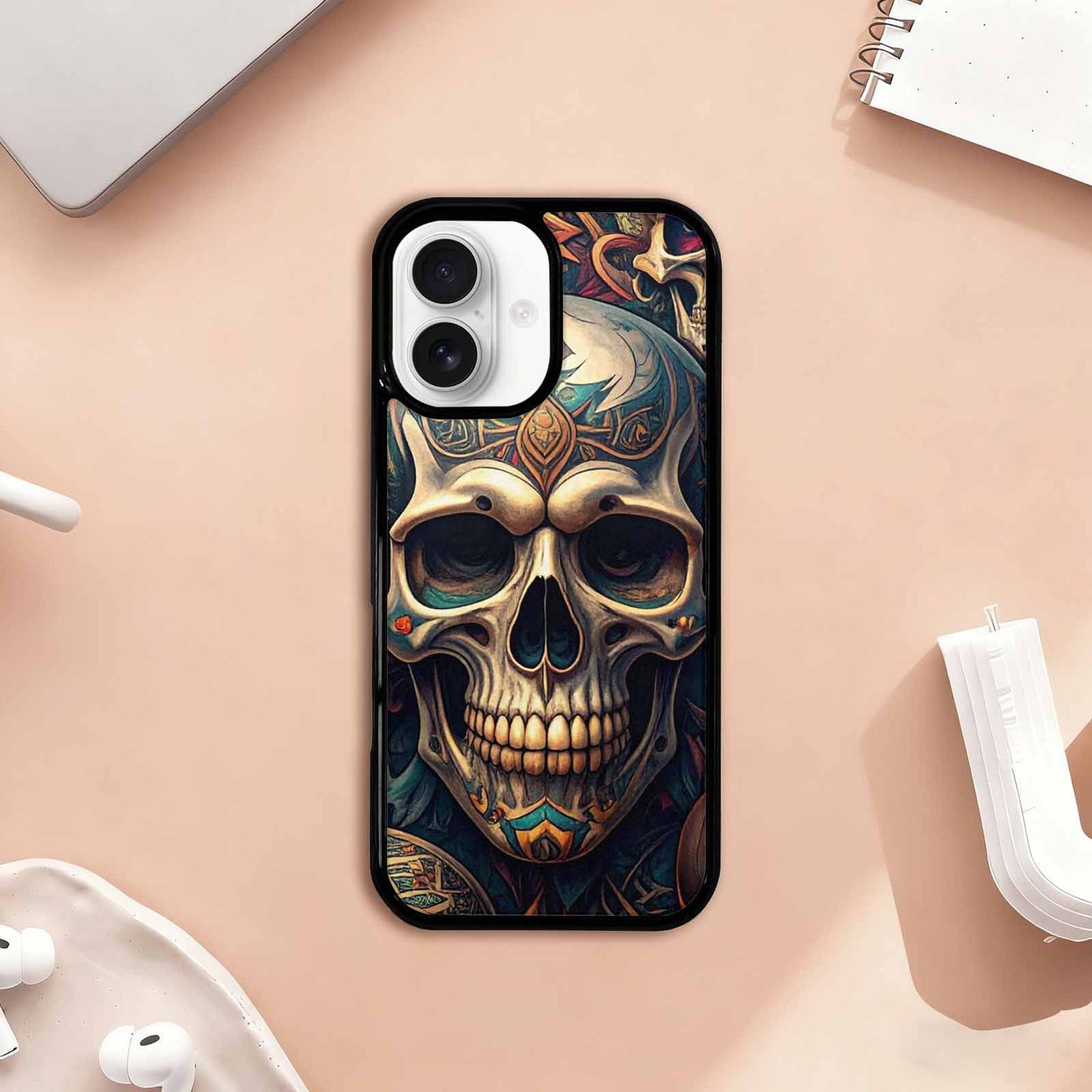 iPhone 17 Case — Skull Dark Art Gothic Print Gothic, Original Design Phone Case