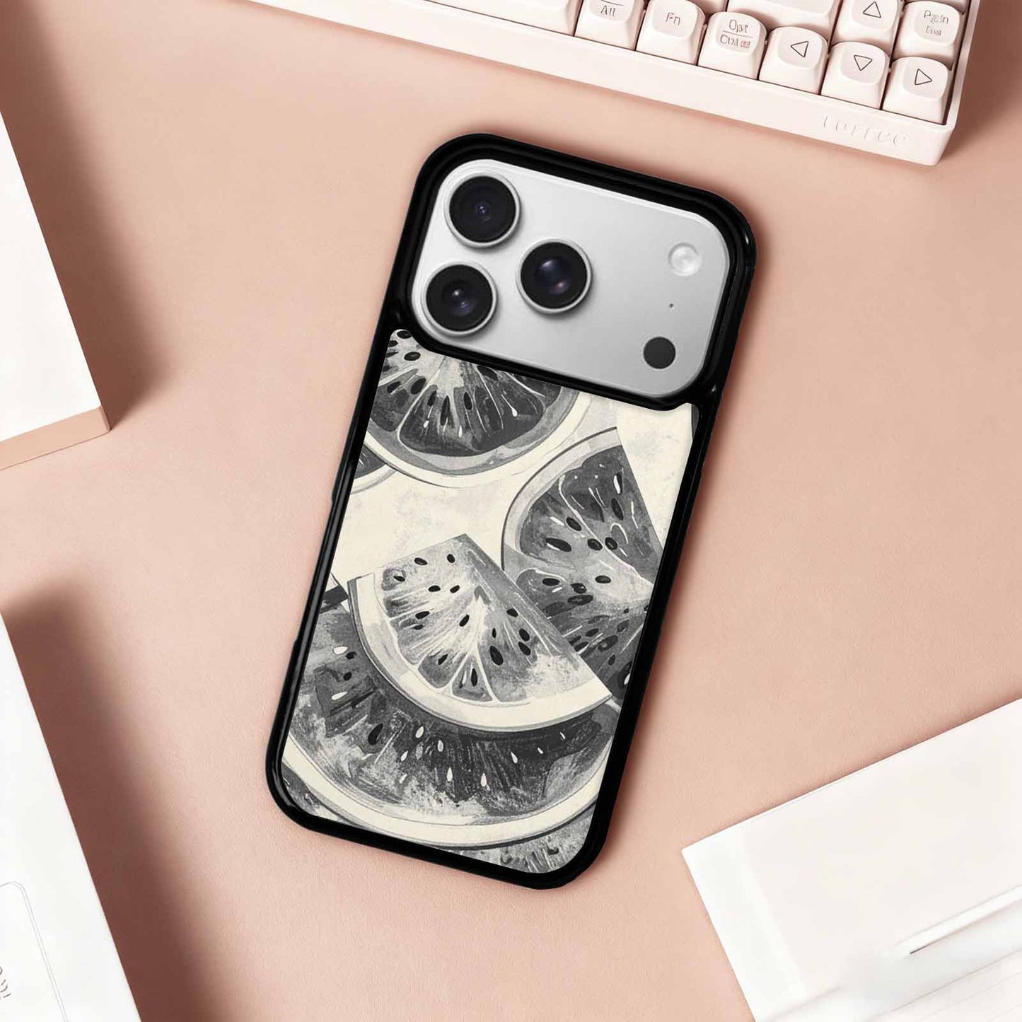 iPhone 17 Pro Case — Vintage Southwestern Geometric Watermelon Retro Vintage, Custom Designed Case Cover