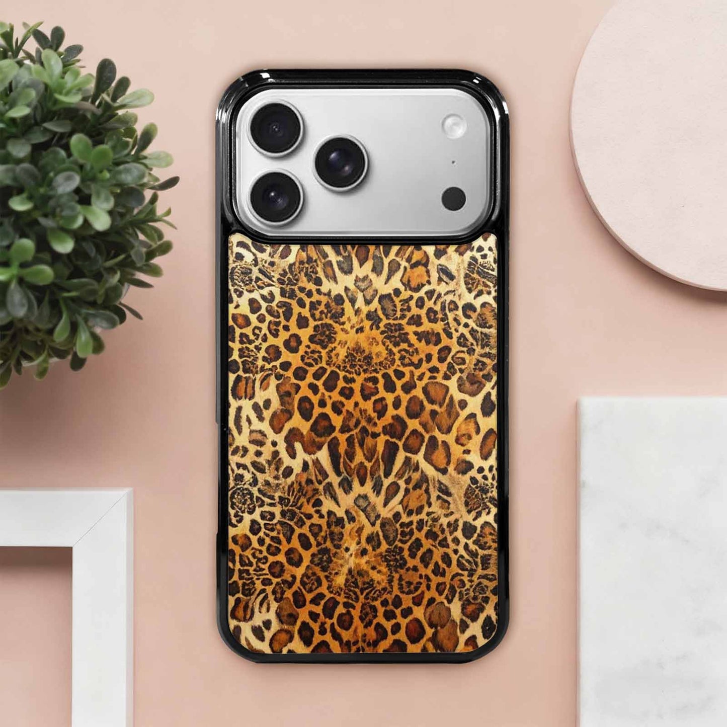 iPhone 17 Pro Max Case — Small Animal Print Pattern, Animal Print, Custom Printed Phone Case