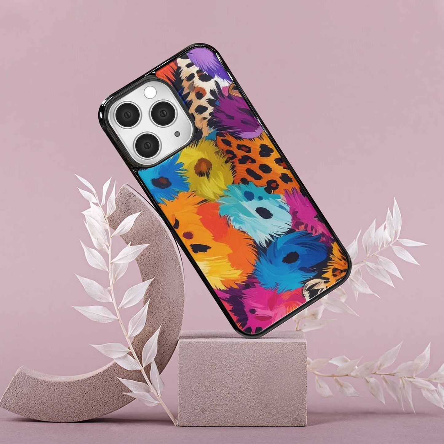 iPhone 15 Pro Max Case — Full Color Vibrantanimal Print A, Custom Phone Case