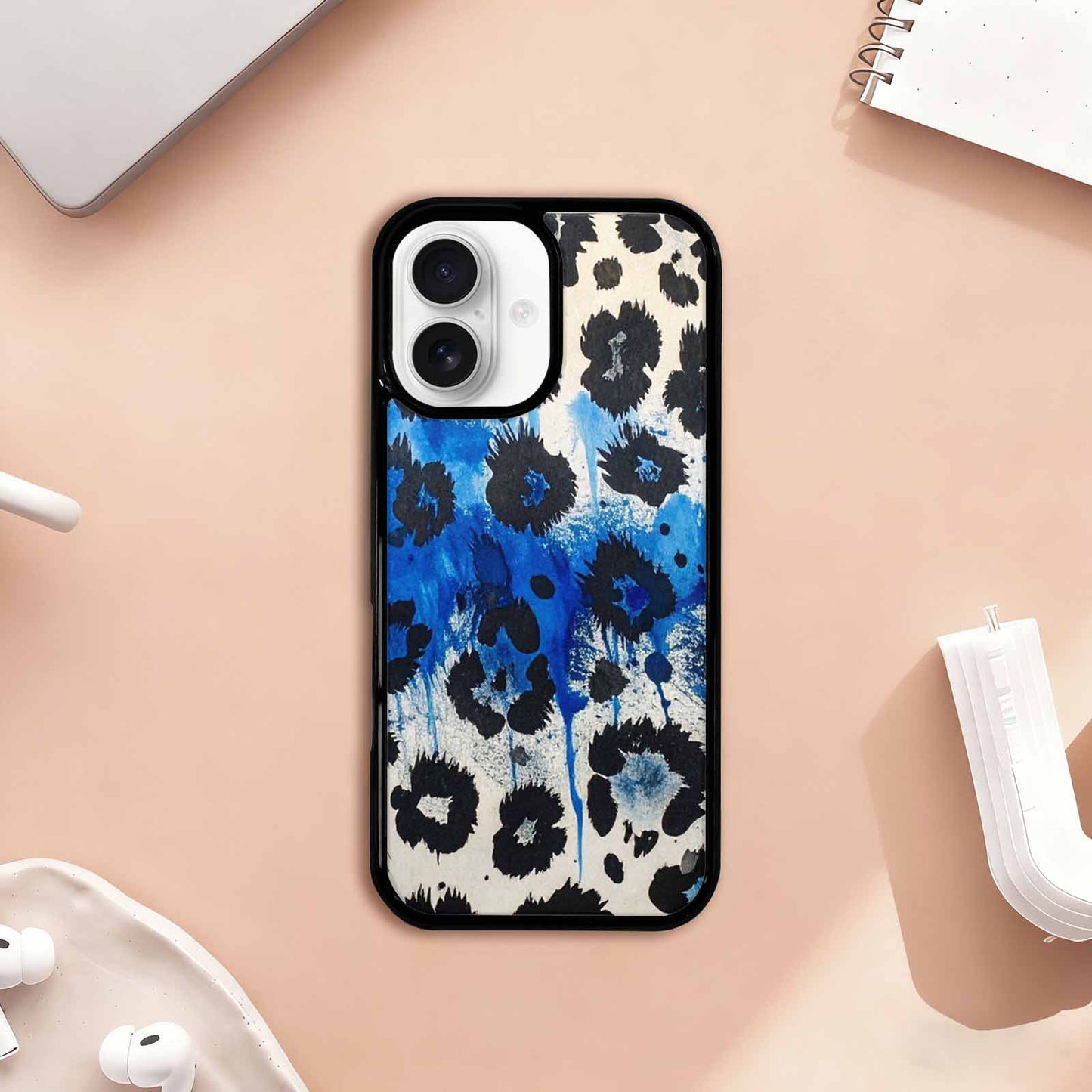 iPhone 17 Case — Animal Print Black & Animal Print, Custom Designed Case Cover