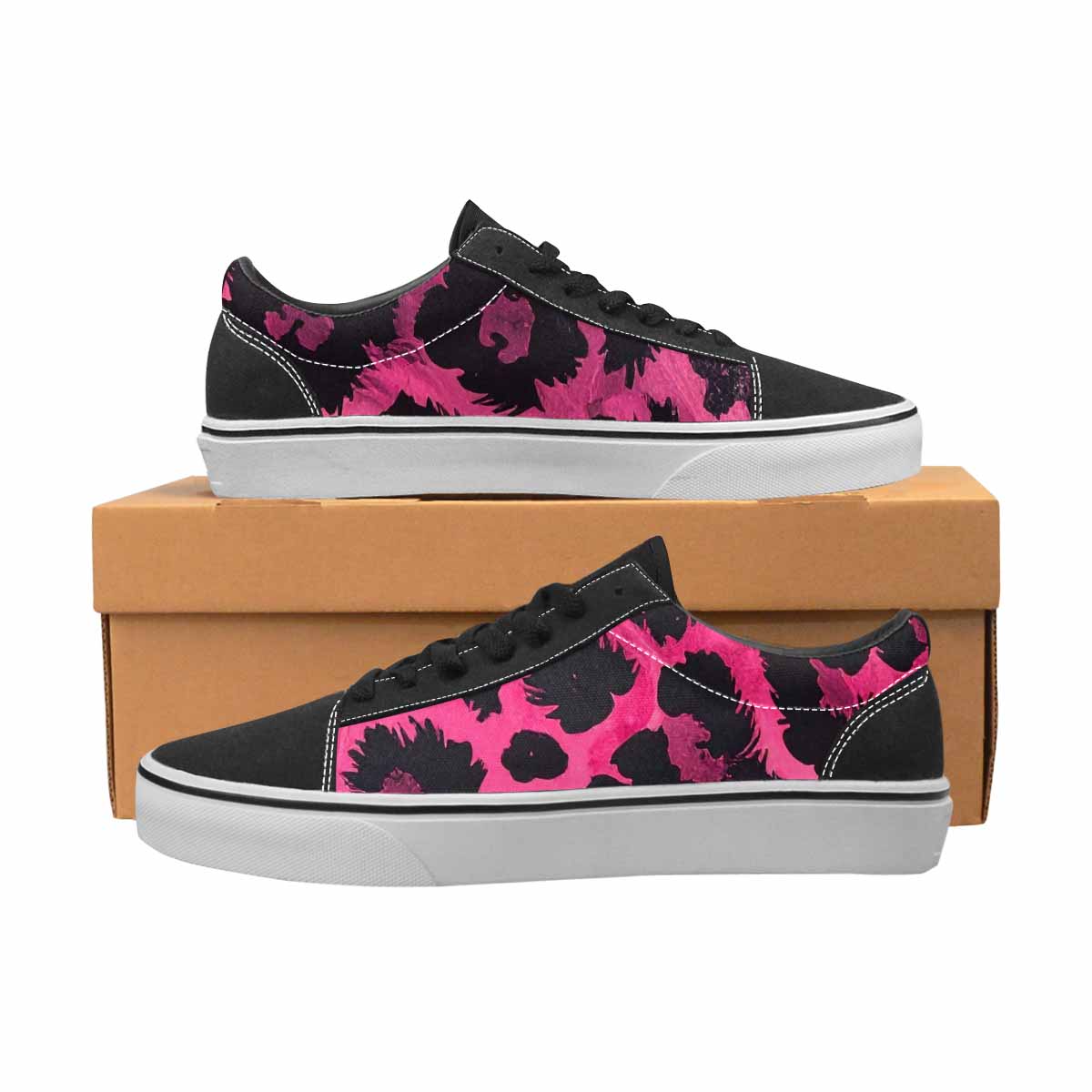WOMEN'S Animal Print Lace-Up Canvas Surreal Shoes
