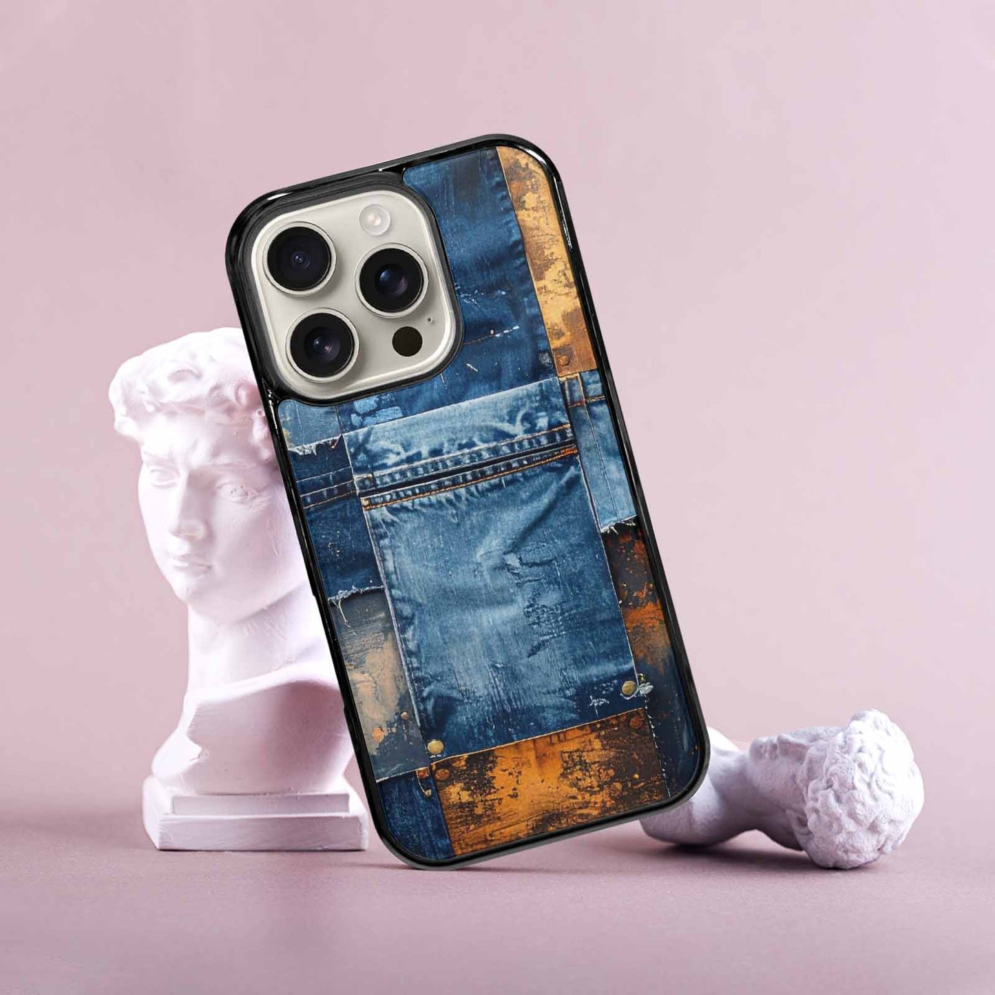 iPhone 16 Pro Case — Curve The Ripping Demin Tectures For, Custom Print Case Cover