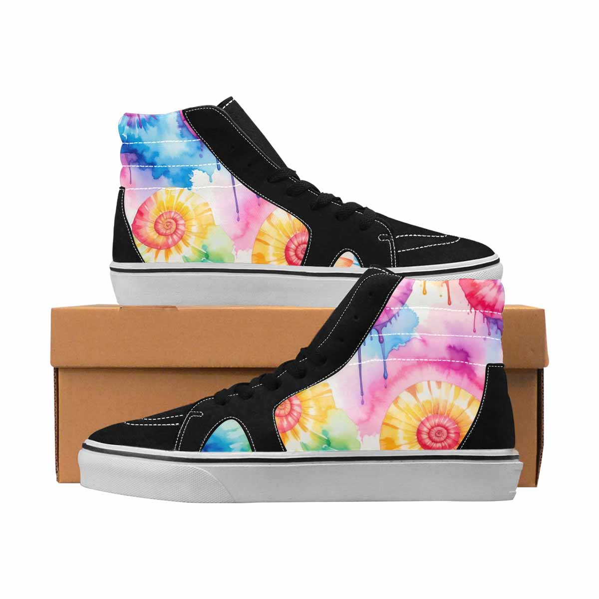 MEN'S Smiley Tie Dye Spiral Ferion