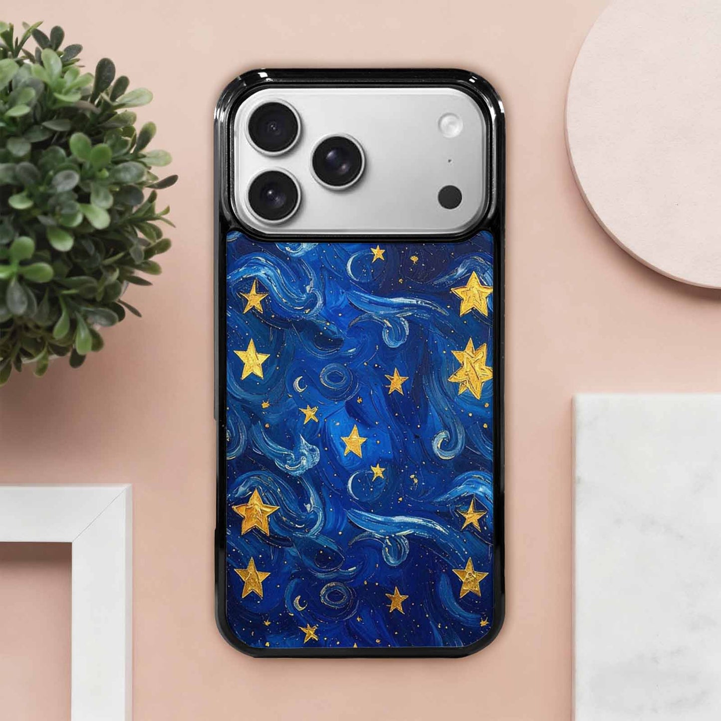 iPhone 17 Pro Max Case — Starry Night Galaxy Space, Custom Made Phone Cover
