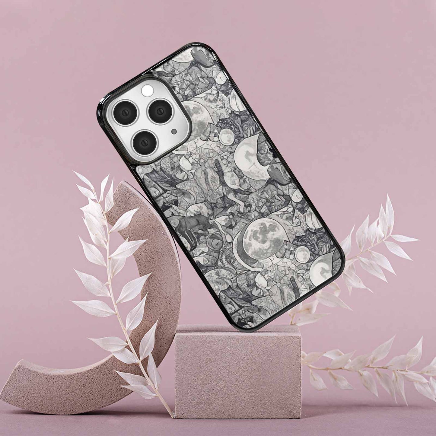 iPhone 15 Pro Max Case — Wolves Everywhere Collage Overlap Small Wolf, Custom Art Phone Cover