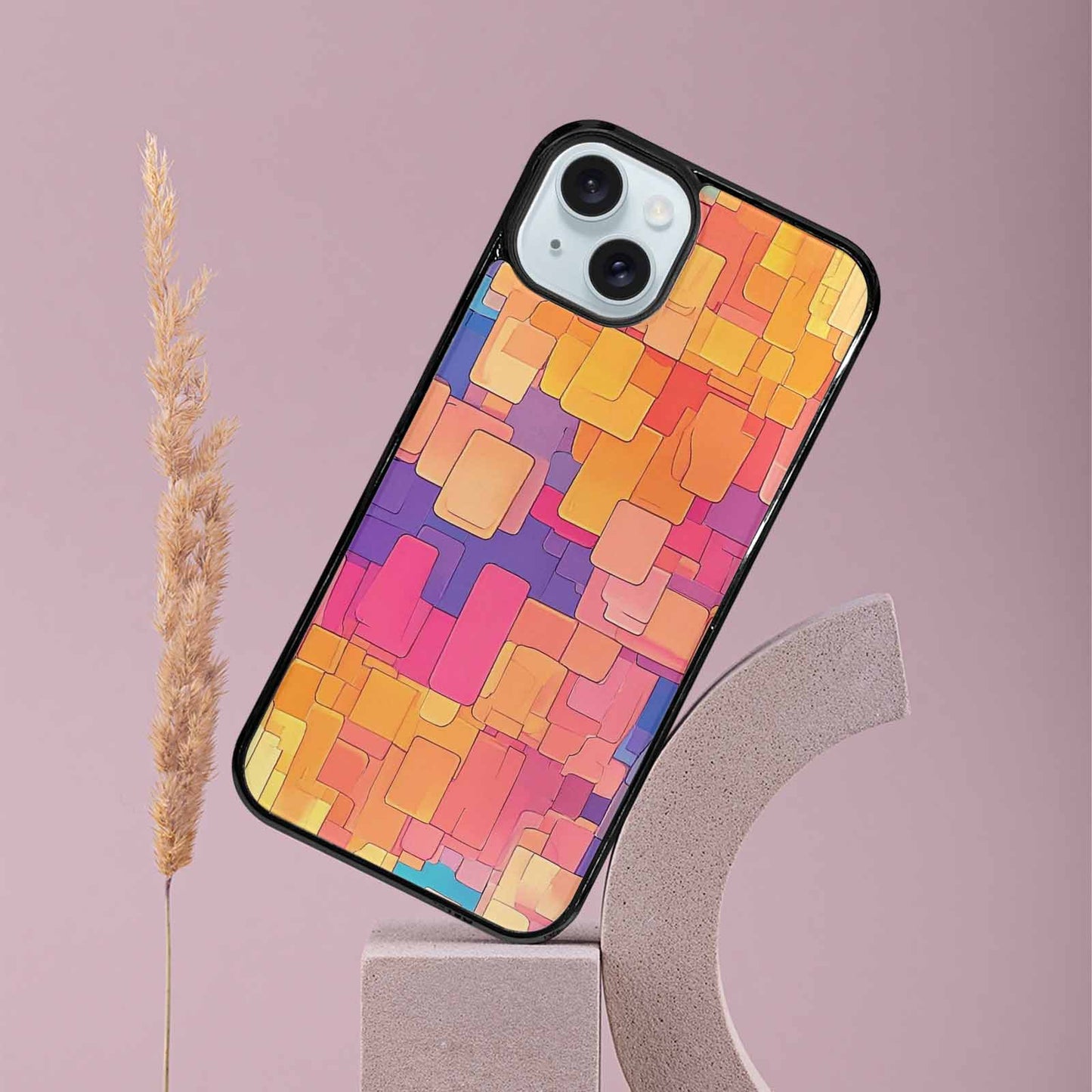 iPhone 15 Plus Case — Color Gradient Fade Pattern Hundreds Of, Custom Designed Case Cover
