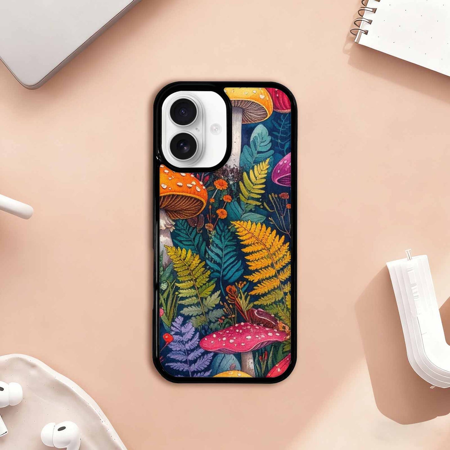 iPhone 17 Case — Mushrooms Botanicalmushrooms P Hgq Floral, Custom Made Phone Cover