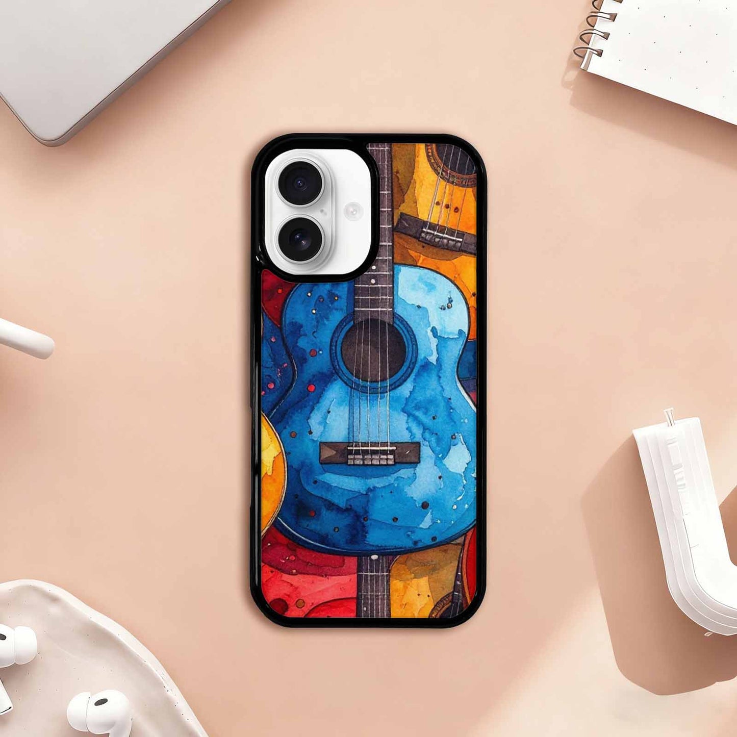 iPhone 17 Case — Watercolor Smiley Face Watercolor Abstract, Custom Art Phone Cover