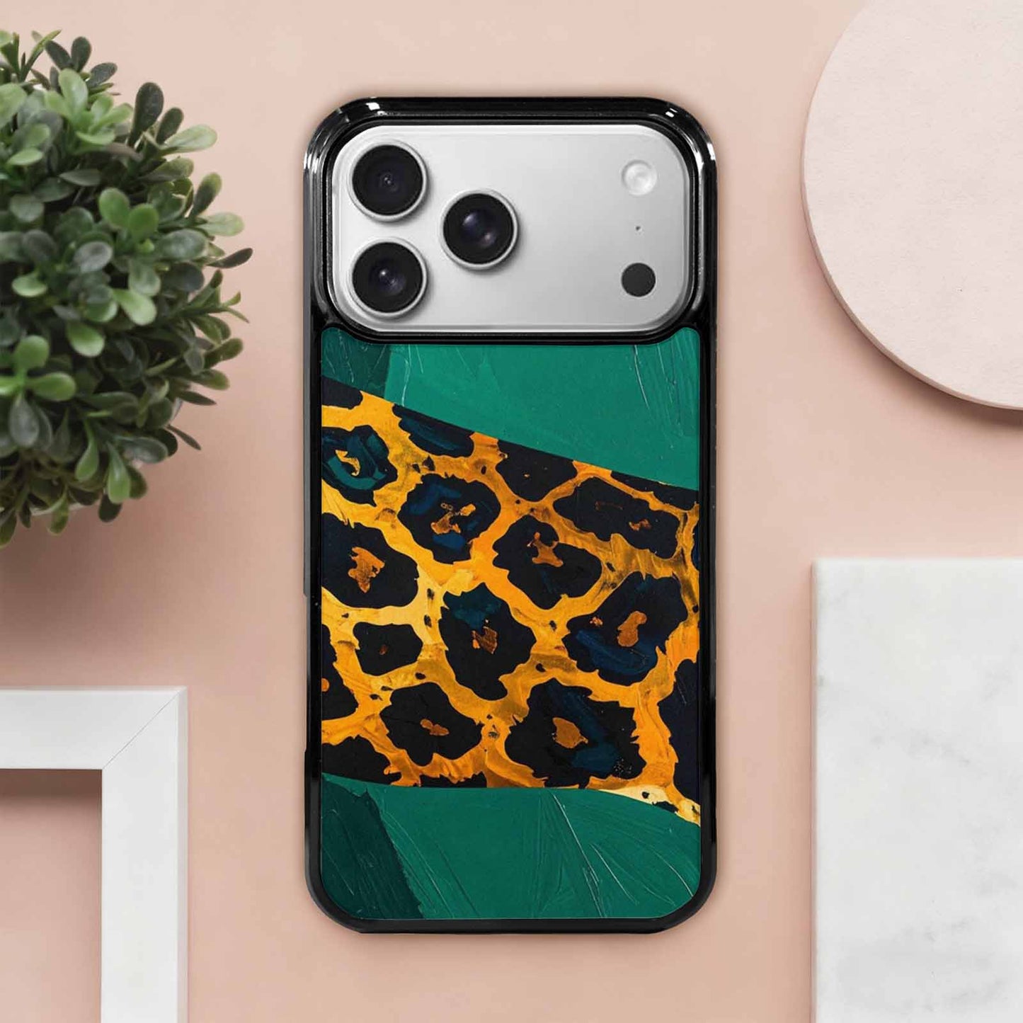 iPhone 17 Pro Max Case — Animal Print Leopard Wallpaper Animal Print, Personalized Phone Case