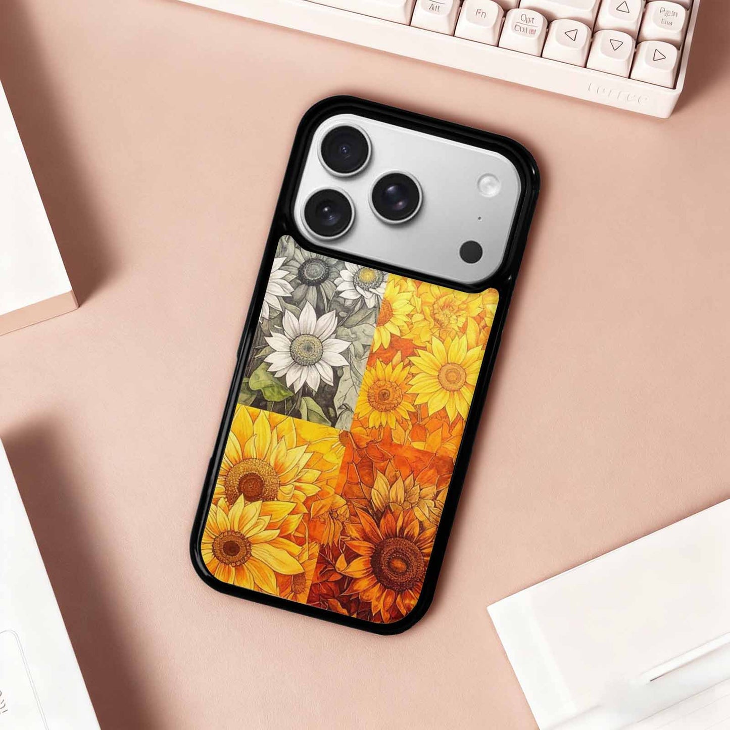 iPhone 17 Pro Case — Blend Melt Them Together Small Floral, Custom Designed Case Cover