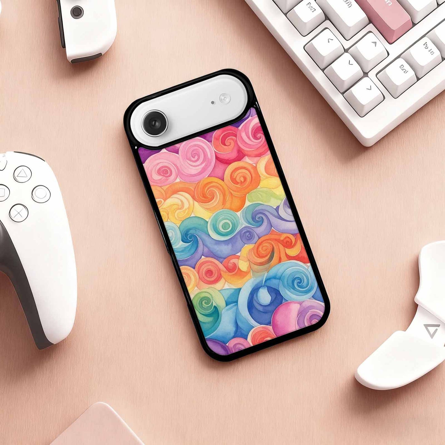 iPhone 17 Air Case — Tie Dye Swirls Tie Dye Tie, Custom Print Case Cover