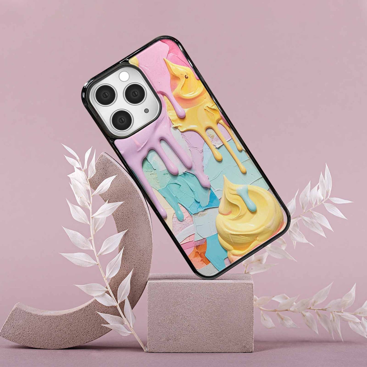 iPhone 15 Pro Max Case — Soft Serve Swirl Monster Characters, Customized Protective Case