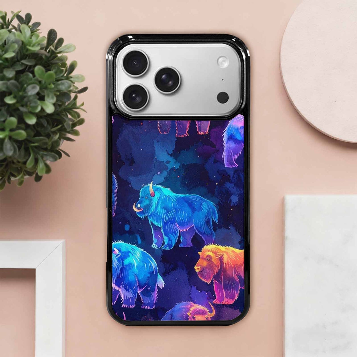 iPhone 17 Pro Max Case — Watercolor Cryptid Folklore Watercolor Abstract, Custom Made Phone Cover