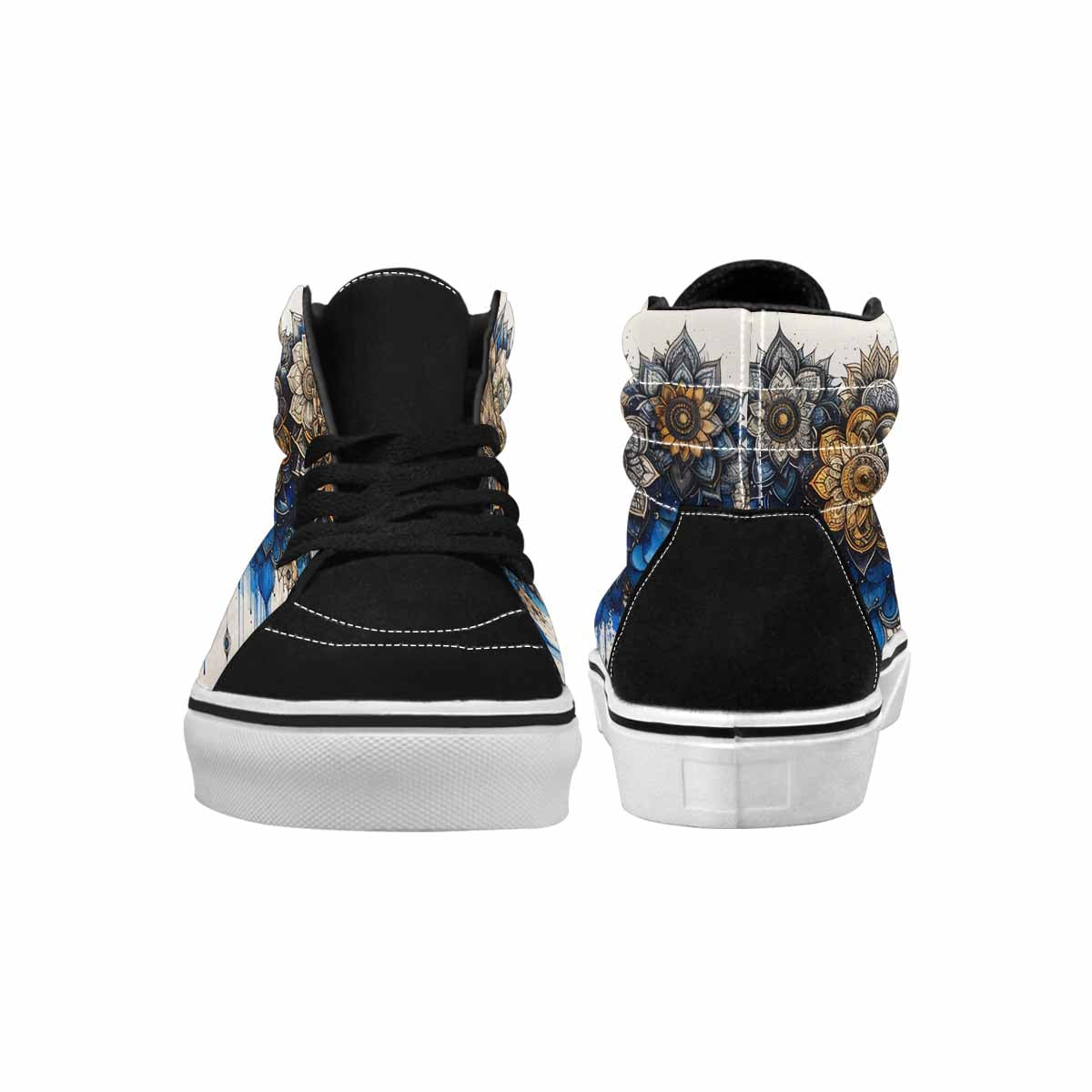 MEN'S Mandala Medallion High Top Canvas Grunge Shoes