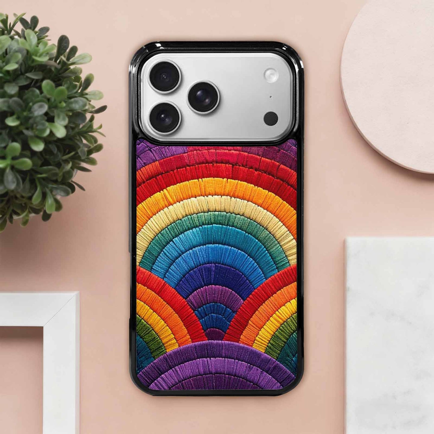 iPhone 17 Pro Max Case — Vivid Camo Rainbow Camo, Custom Designed Case Cover
