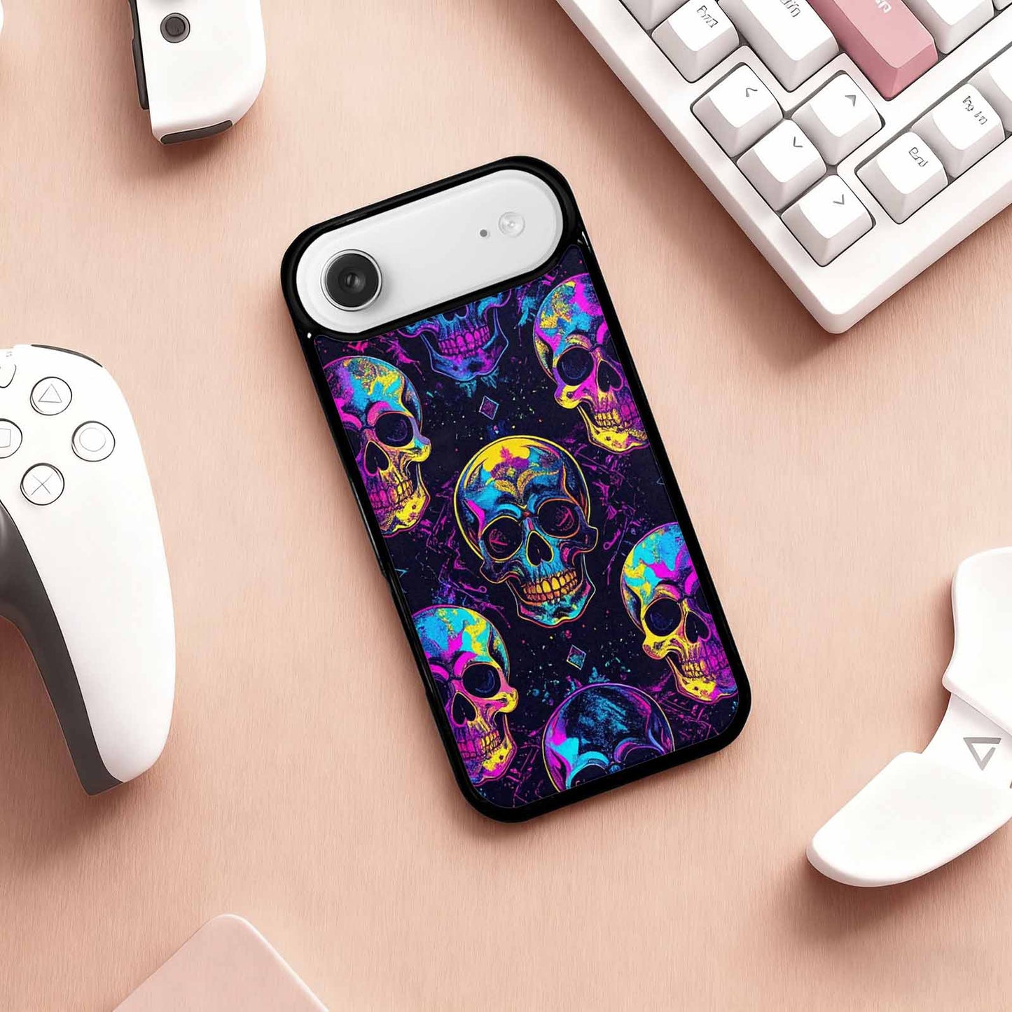 iPhone 17 Air Case — Skull Dark Art Gothic Print Gothic, Custom Art Phone Cover
