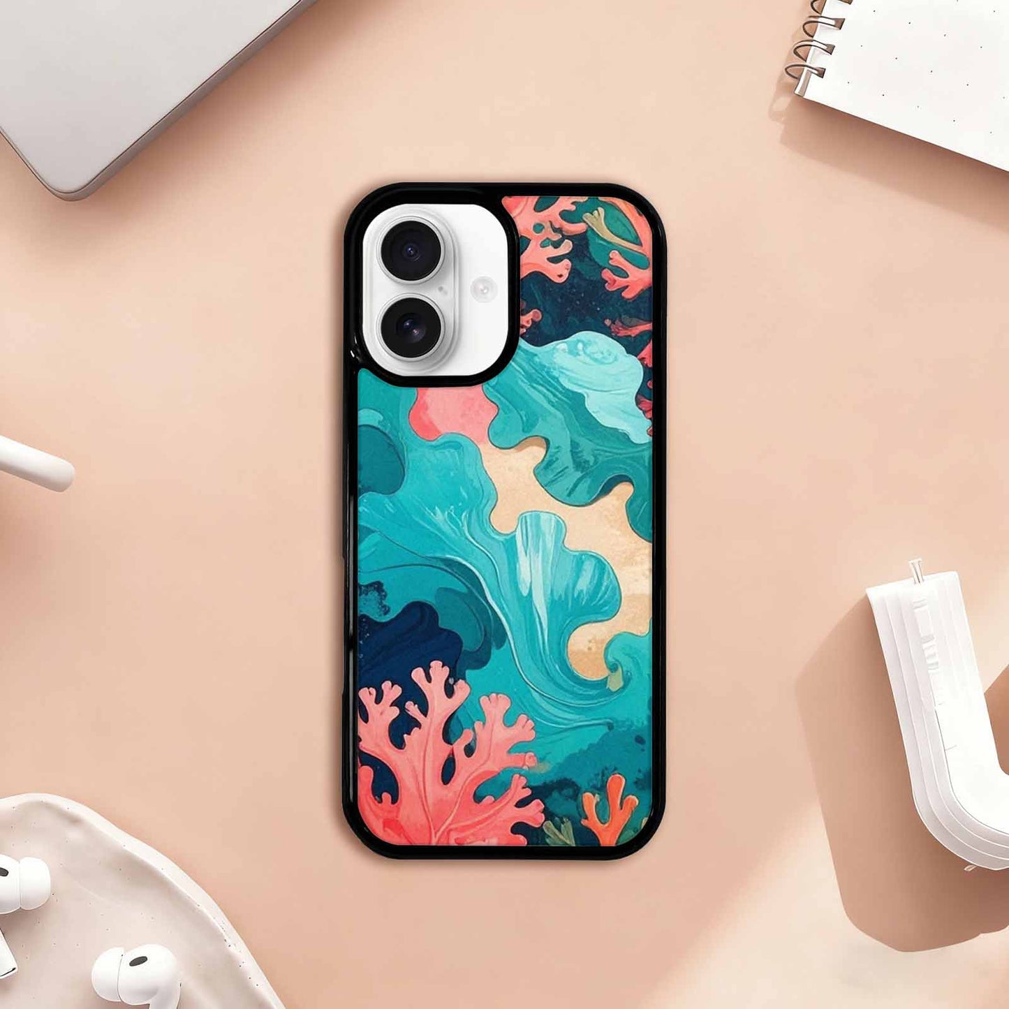 iPhone 17 Case — Seamless Tileable Pattern Of Camo, Original Design Phone Case