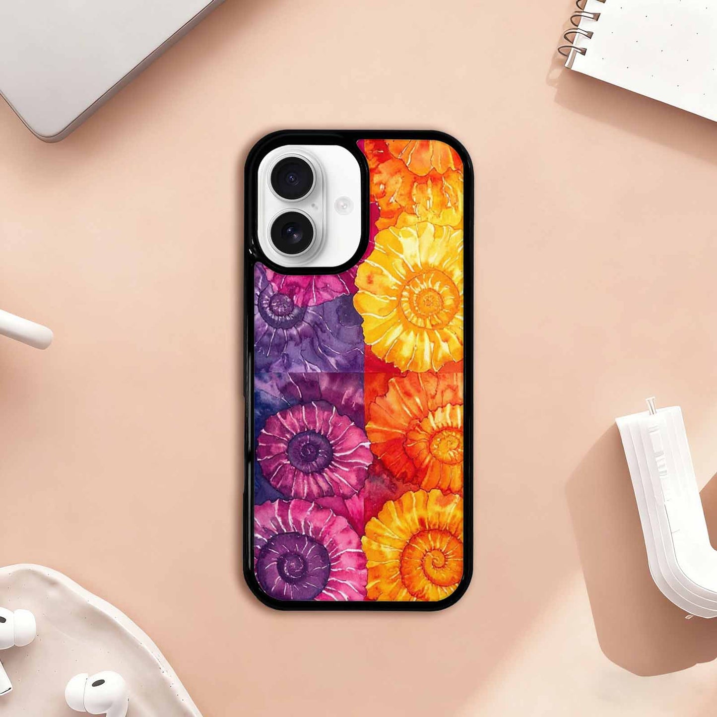 iPhone 17 Case — Small Tie Dye Swirl Tie Dye, Customized Protective Case
