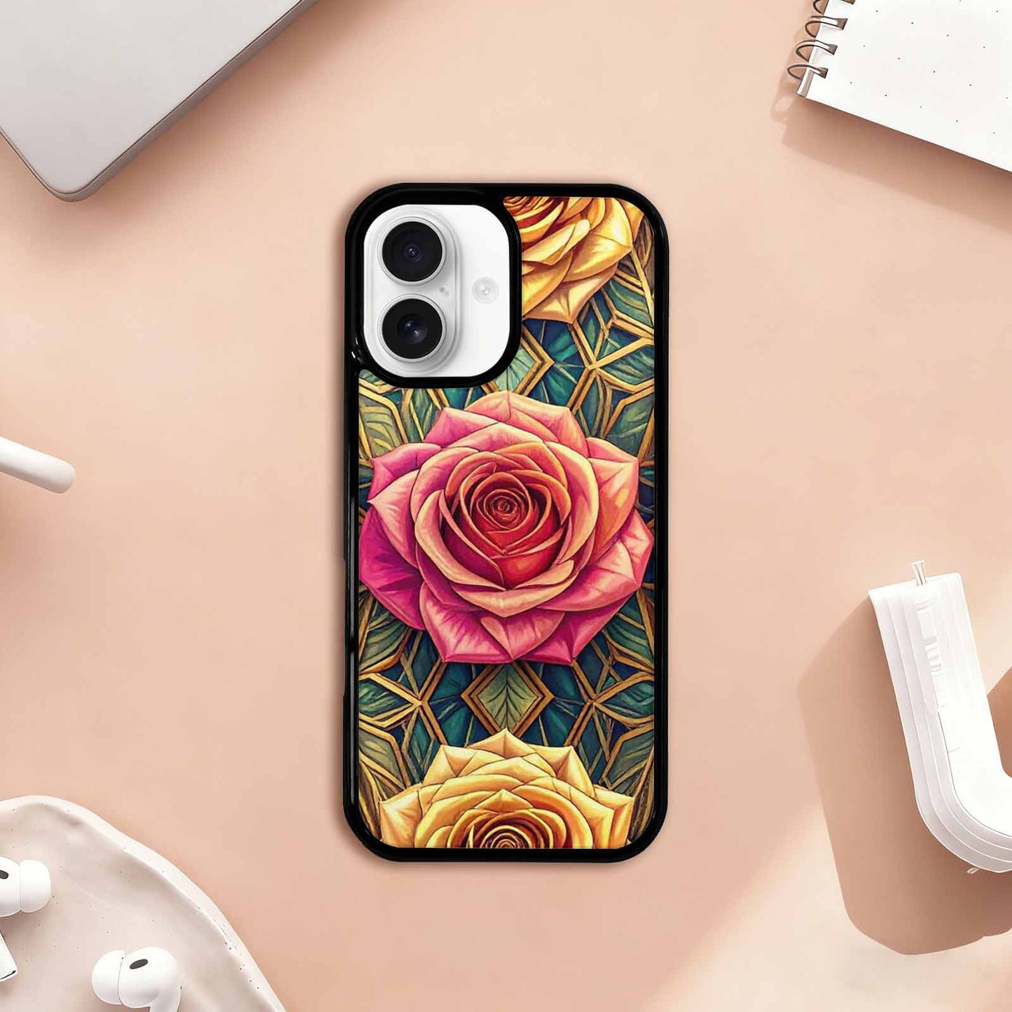 iPhone 17 Case — Chrome Tie Dye Tie Dye, Custom Printed Phone Case