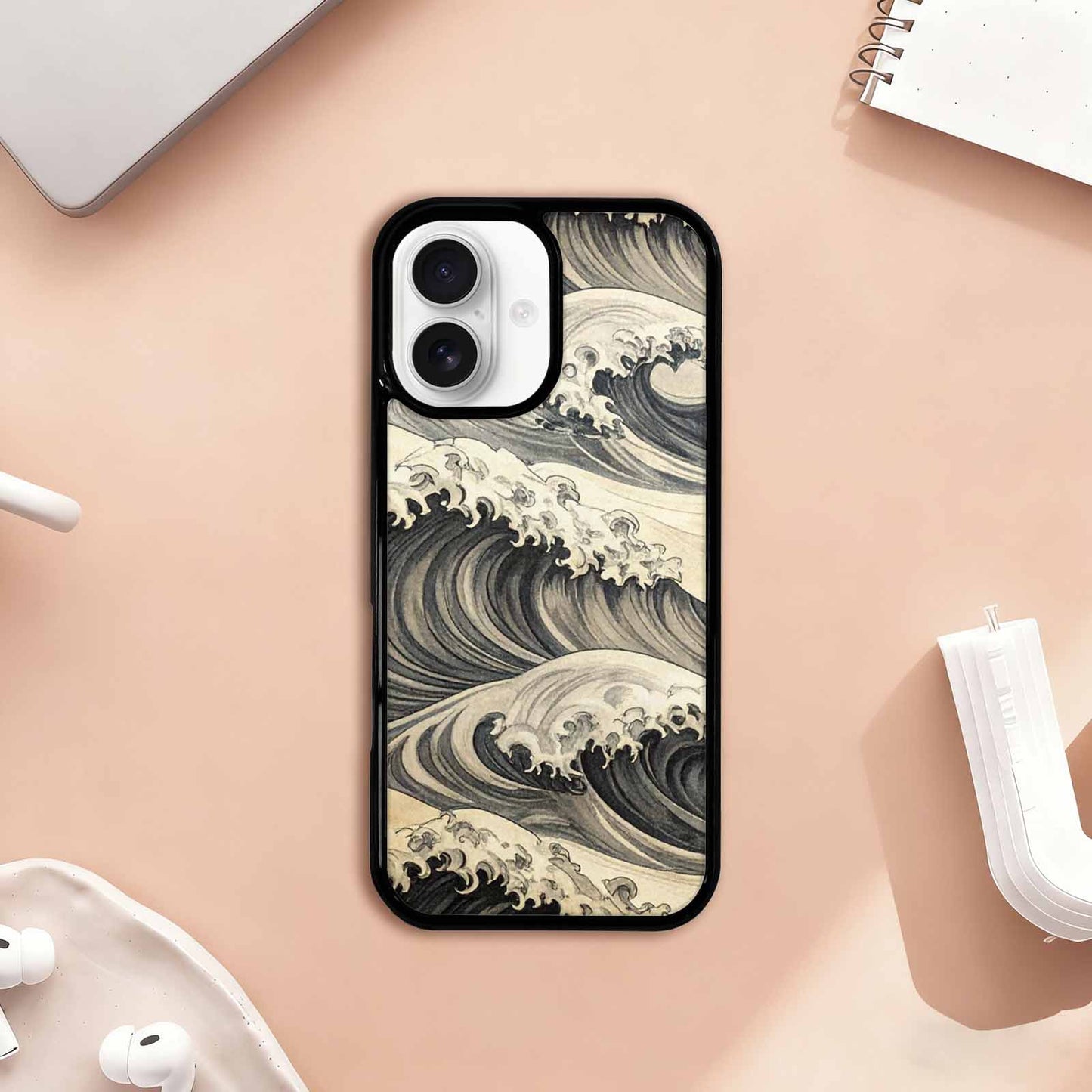 iPhone 17 Case — Vintage Americana Wave Retro Vintage, Custom Designed Case Cover