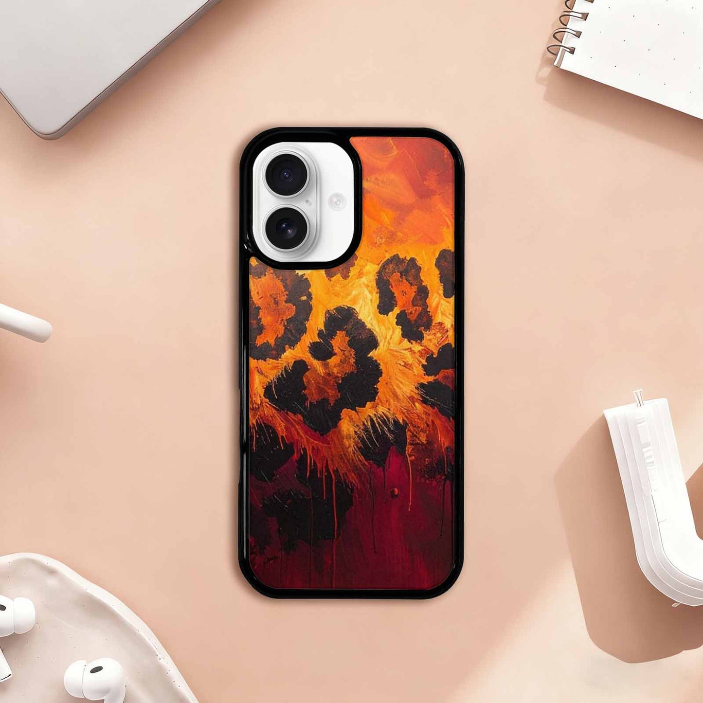 iPhone 17 Case — Seamless Repeating Pattern Of Animal Print, Custom Print Case Cover