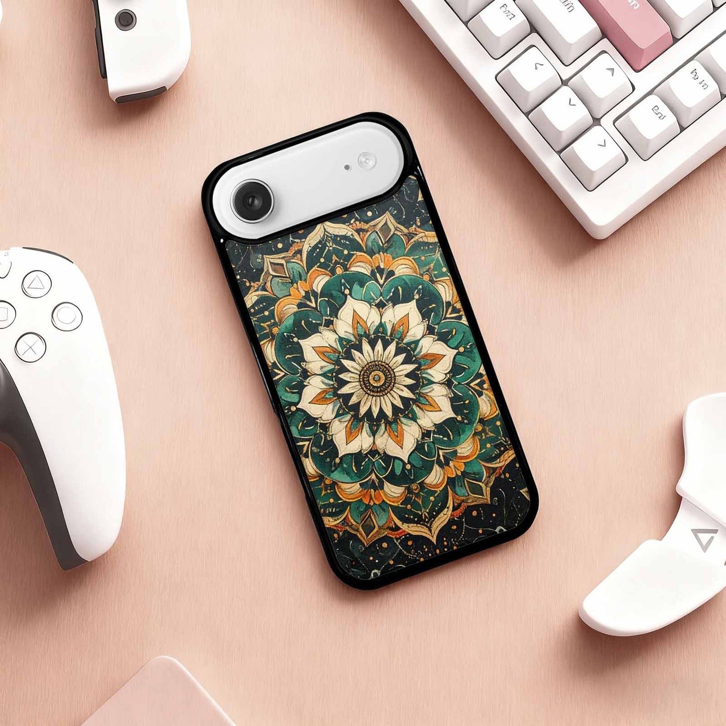 iPhone 17 Air Case — Small Mandala Pattern Randomly Varying Floral, Personalized Phone Case