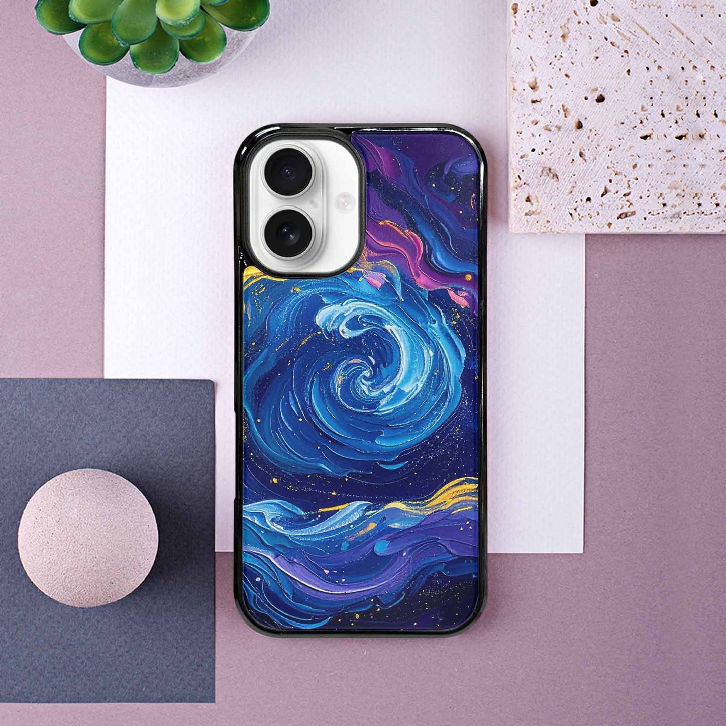 iPhone 16 Case — Seamless Repeating Pattern In The Style, Custom Designed Case Cover