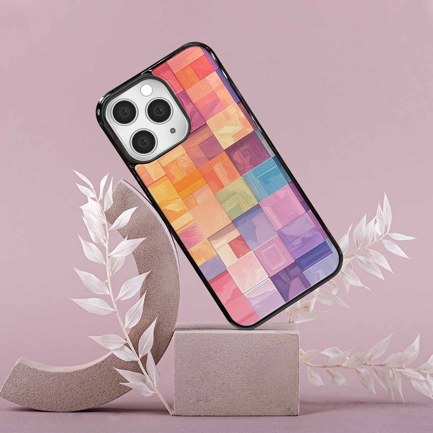 iPhone 15 Pro Max Case — Color Gradient Fade Pattern Hundreds Of, Custom Print Case Cover
