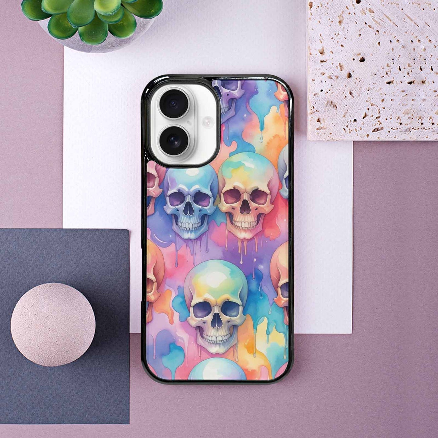 iPhone 16 Case — Hundreds Of Seamless Repeating Pattern Of, Custom Designed Case Cover