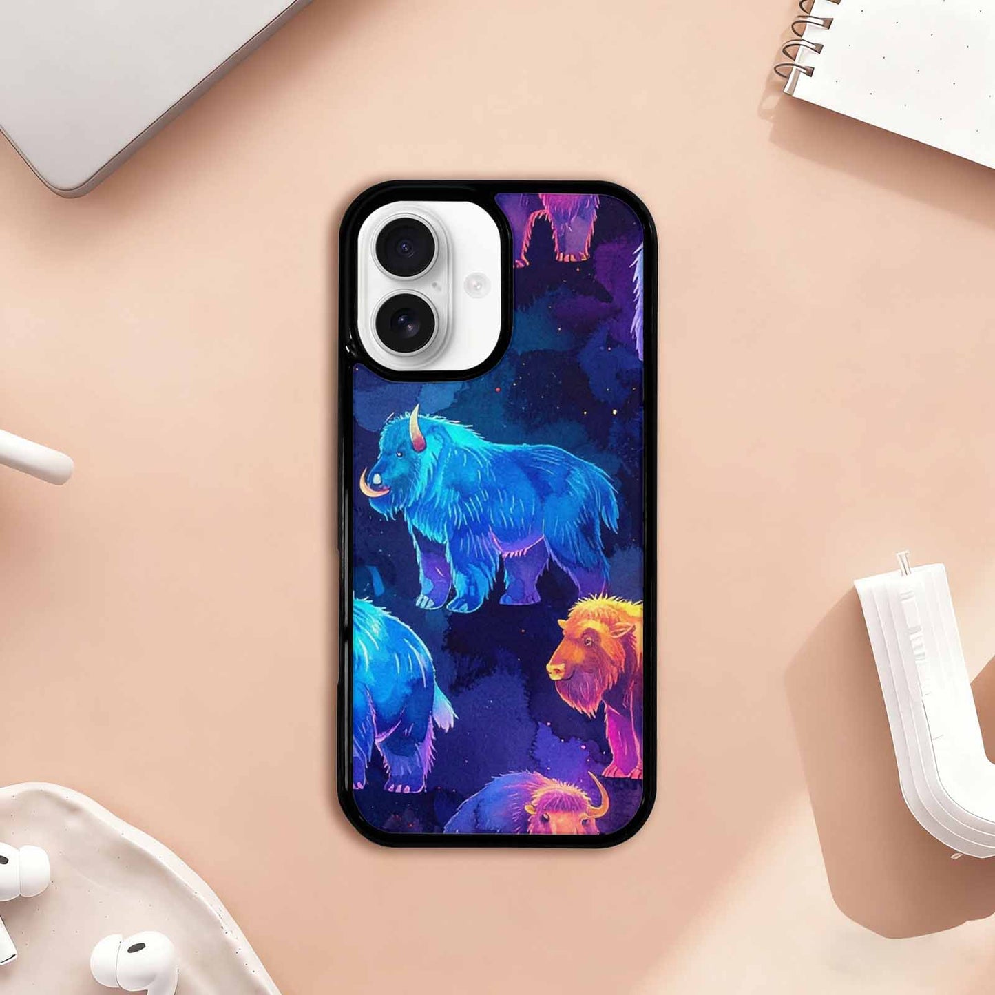 iPhone 17 Case — Watercolor Cryptid Folklore Watercolor Abstract, Custom Made Phone Cover