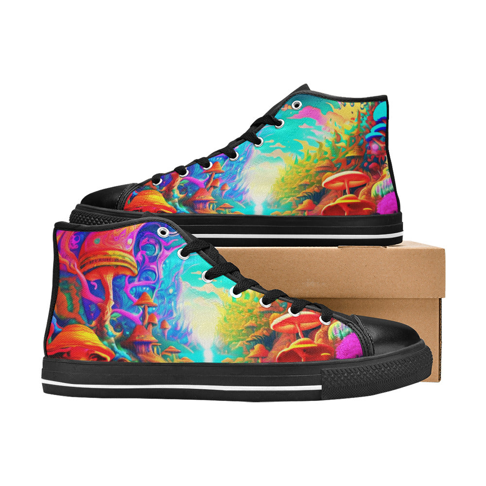 MEN'S Psyc Fantasy Art Men’S High Top Canvas Y2K Custom Shoes