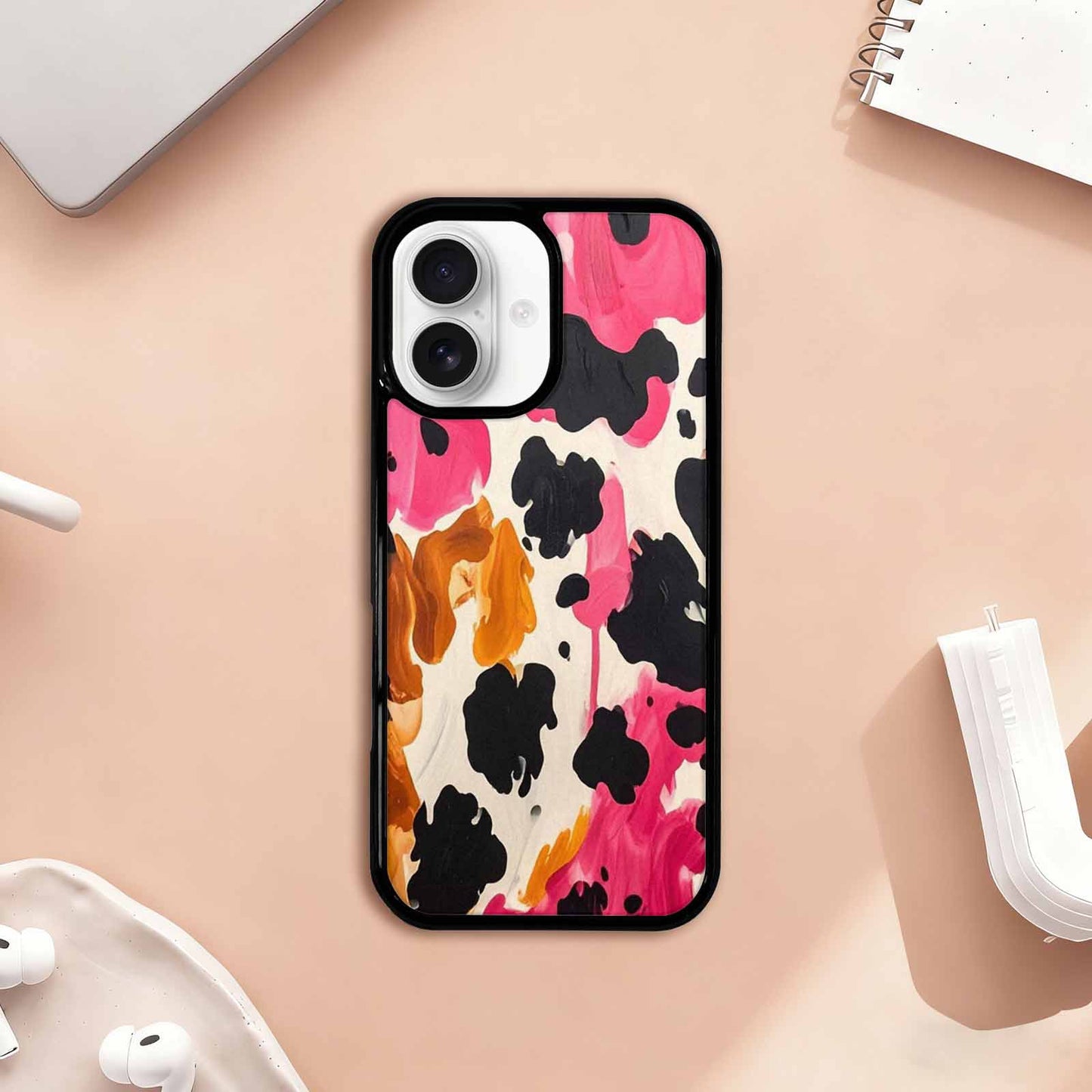iPhone 17 Case — Small Cow Animal Print Animal Print, Custom Print Case Cover