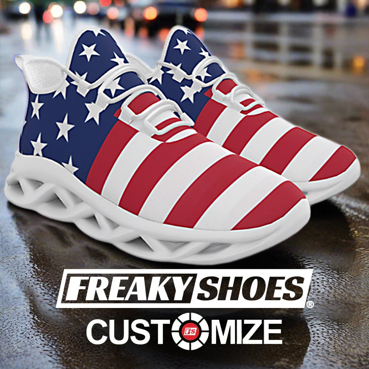 BOUNCE Curated Patriotic - Freaky Shoes®