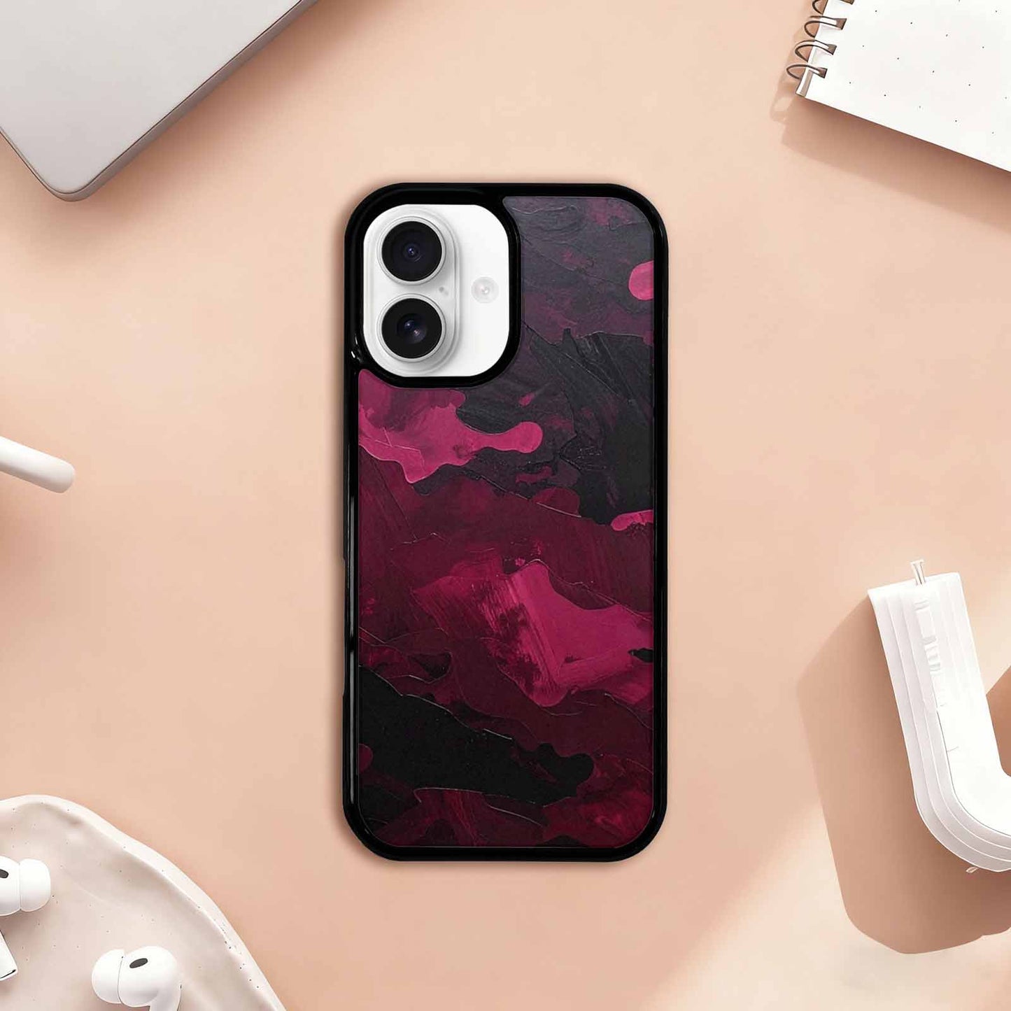 iPhone 17 Case — Seamless Repeating Pattern Of Camo, Custom Phone Case