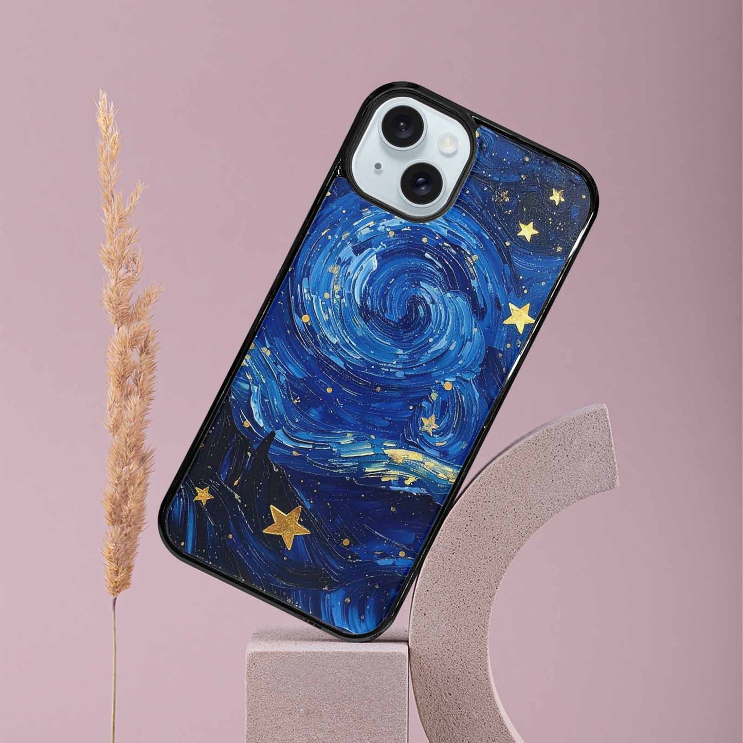 iPhone 15 Plus Case — Starry Night Galaxy Custom Personalized Phone, Custom Print Case Cover