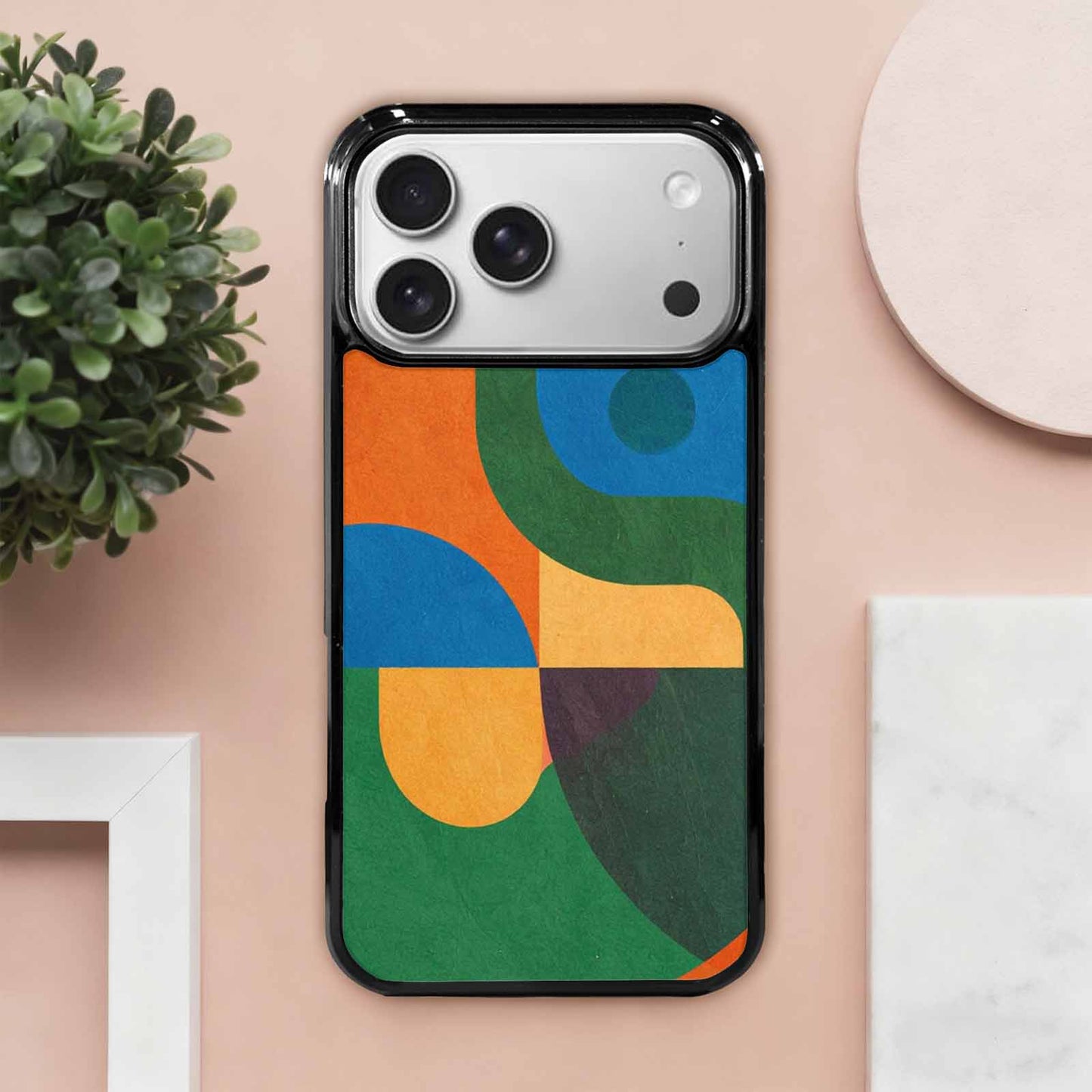 iPhone 17 Pro Max Case — Memphis Art Pattern (1) Retro Vintage, Customized Protective Case