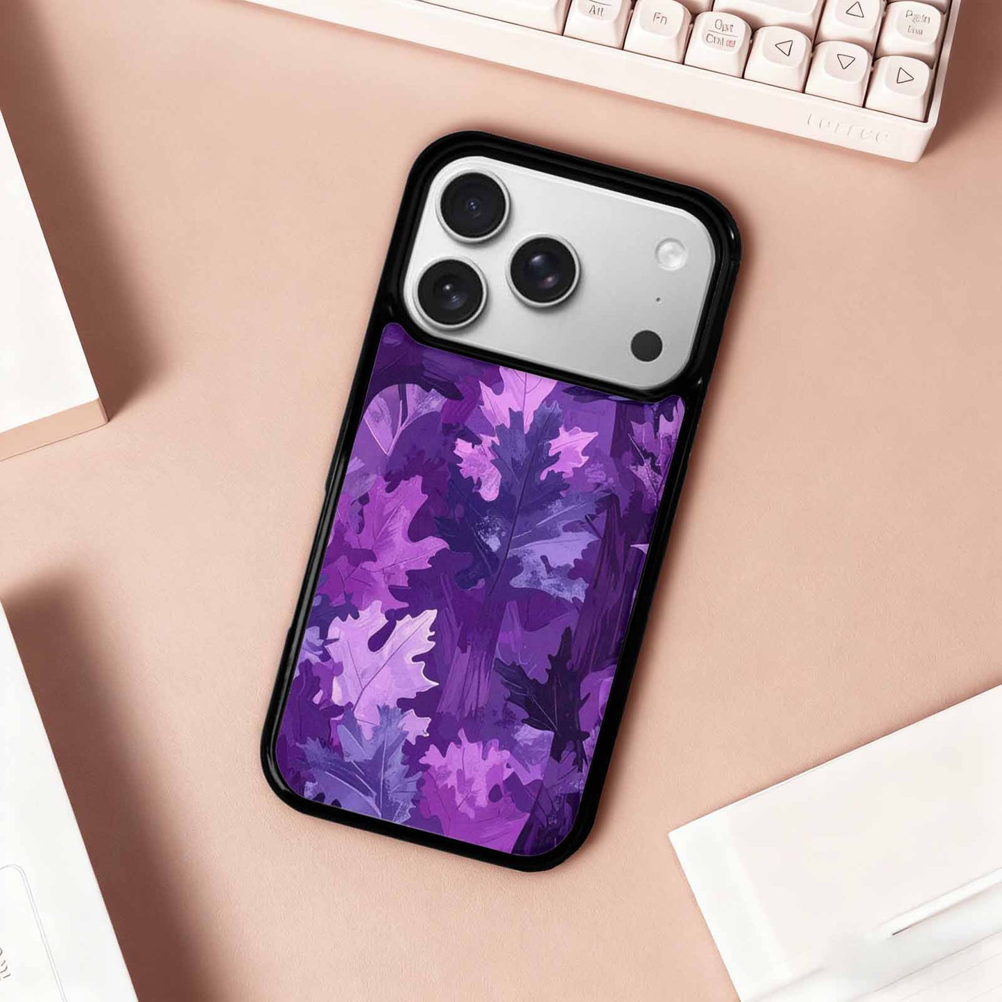 iPhone 17 Pro Case — Small Military Camouflage Blotch Pattern Camo, Custom Print Case Cover