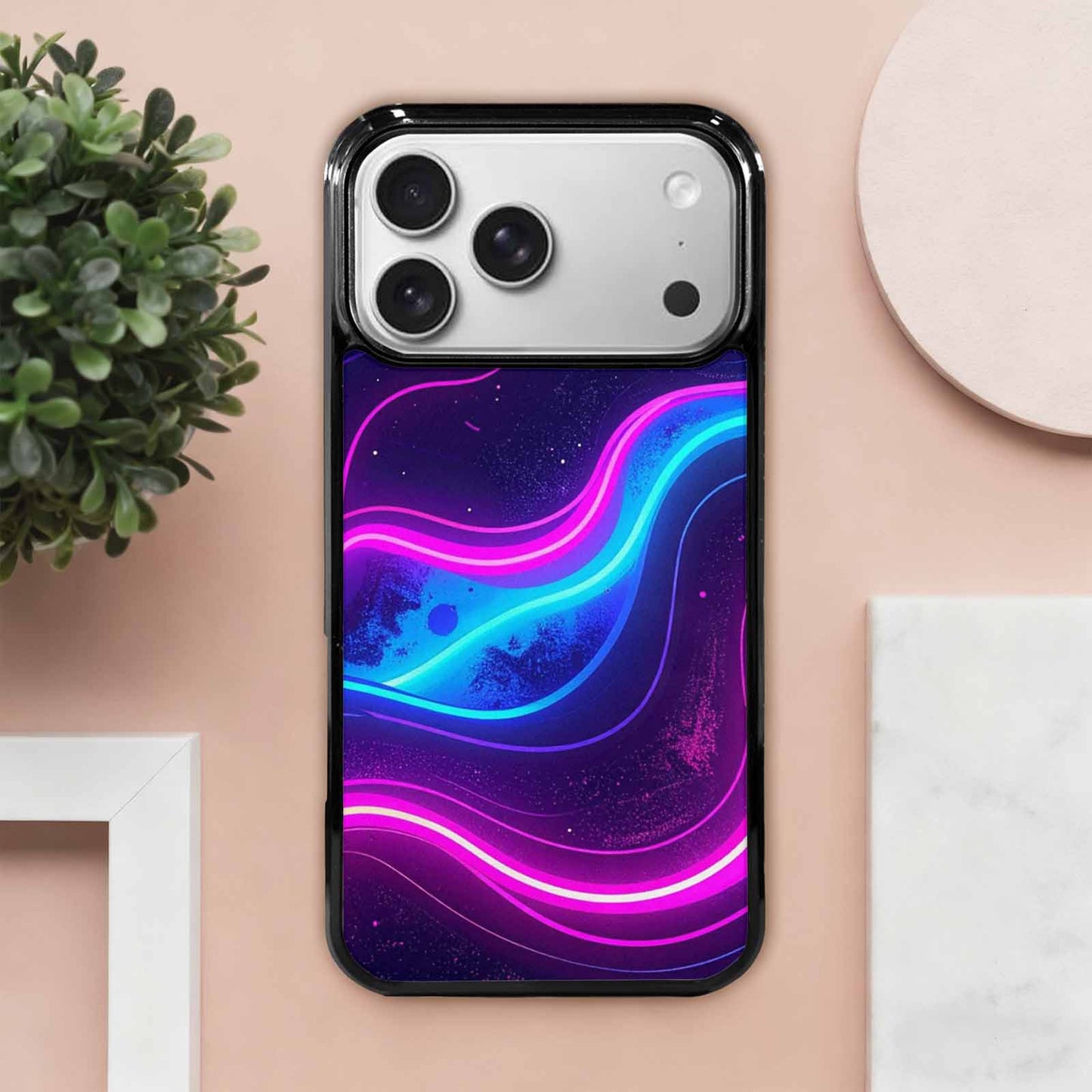 iPhone 17 Pro Max Case — Neon Cartoon Retro Vintage, Custom Phone Case