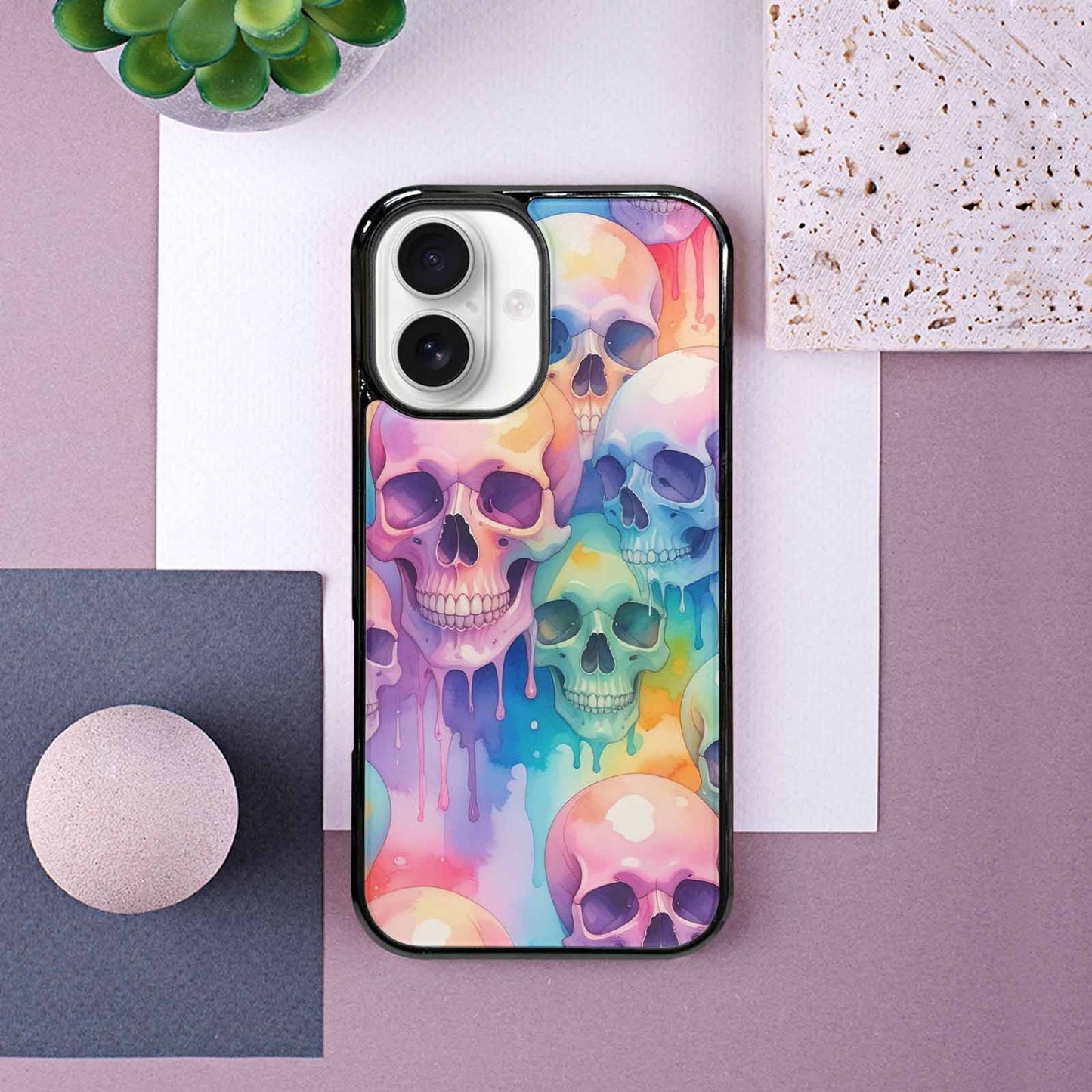 iPhone 16 Case — Hundreds Of Seamless Repeating Pattern Of, Customized Protective Case