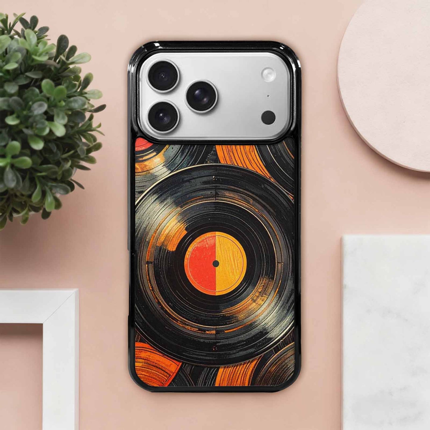 iPhone 17 Pro Max Case — Retro Wood Grain Retro Vintage, Custom Print Case Cover