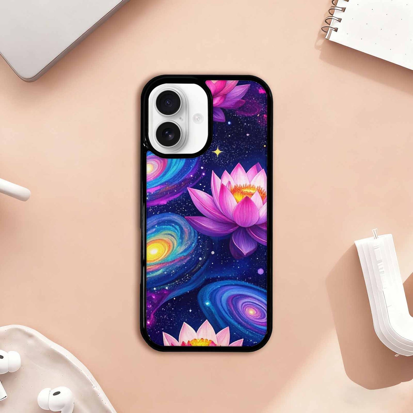 iPhone 17 Case — Lotus Galaxy Space, Custom Designed Case Cover