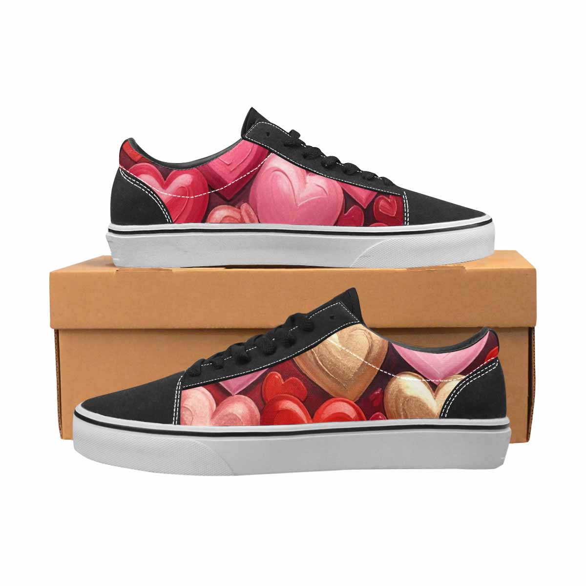 WOMEN'S No Words Or Canvas Lace-Up Neon Fantasy Sneakers