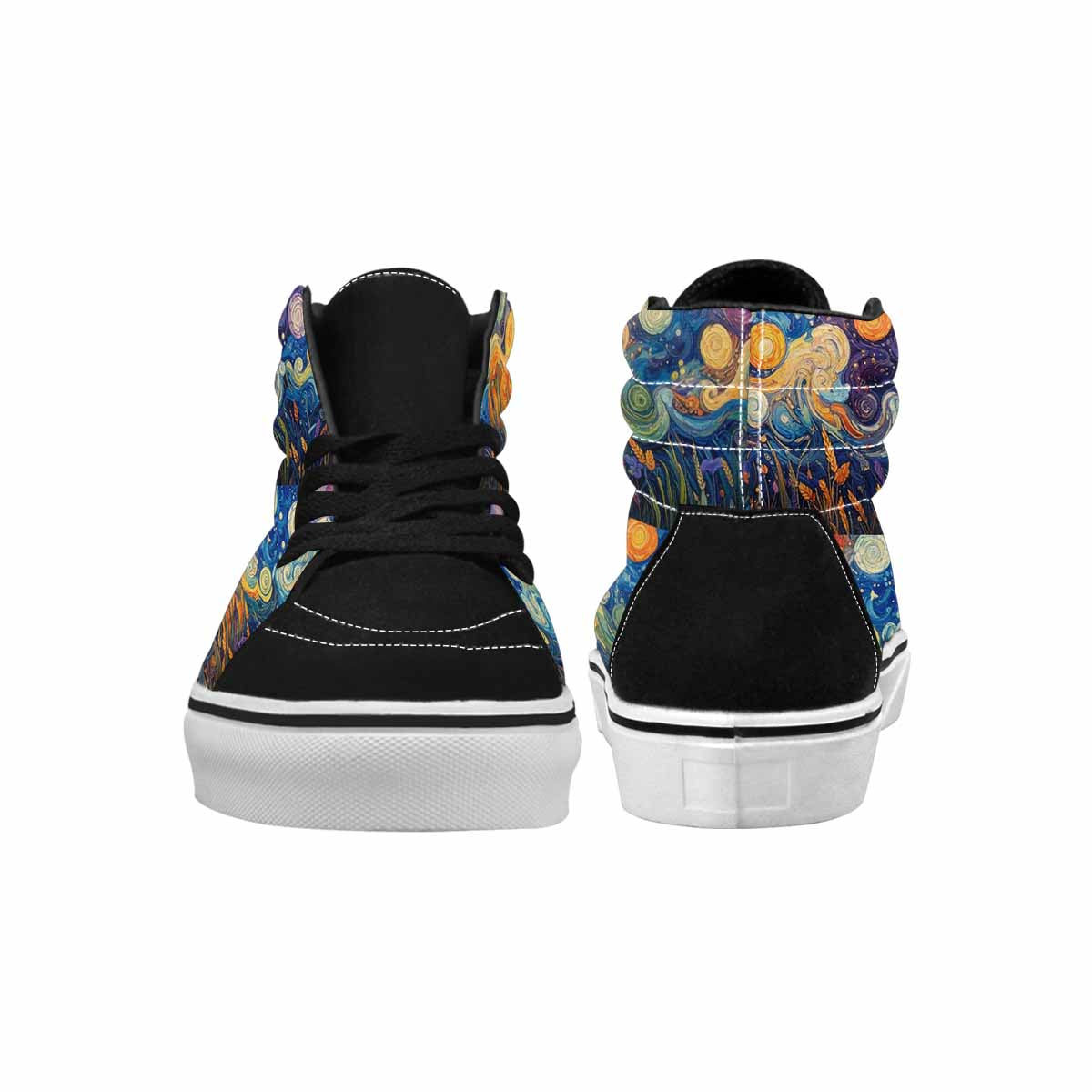 MEN'S Blend All Versions High Top Canvas Surreal Custom Sneakers