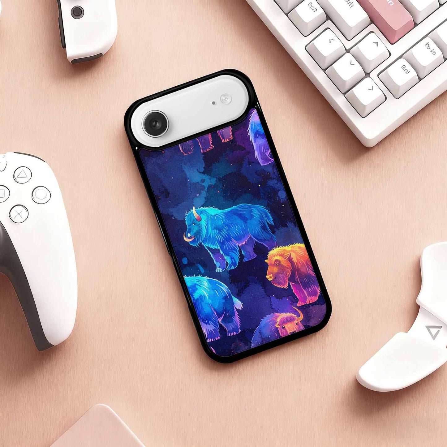 iPhone 17 Air Case — Watercolor Cryptid Folklore Yeti Watercolor Abstract, Custom Phone Case