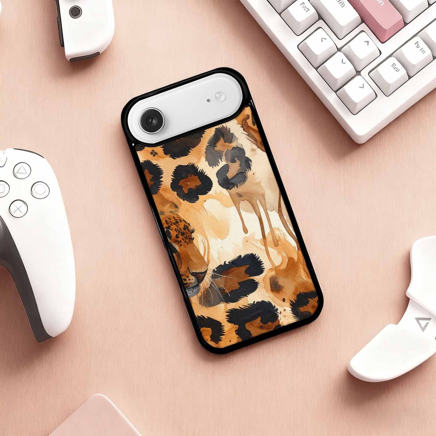 iPhone 17 Air Case — Seamless Tileable Pattern Of Overlapping Animal, Custom Made Phone Cover