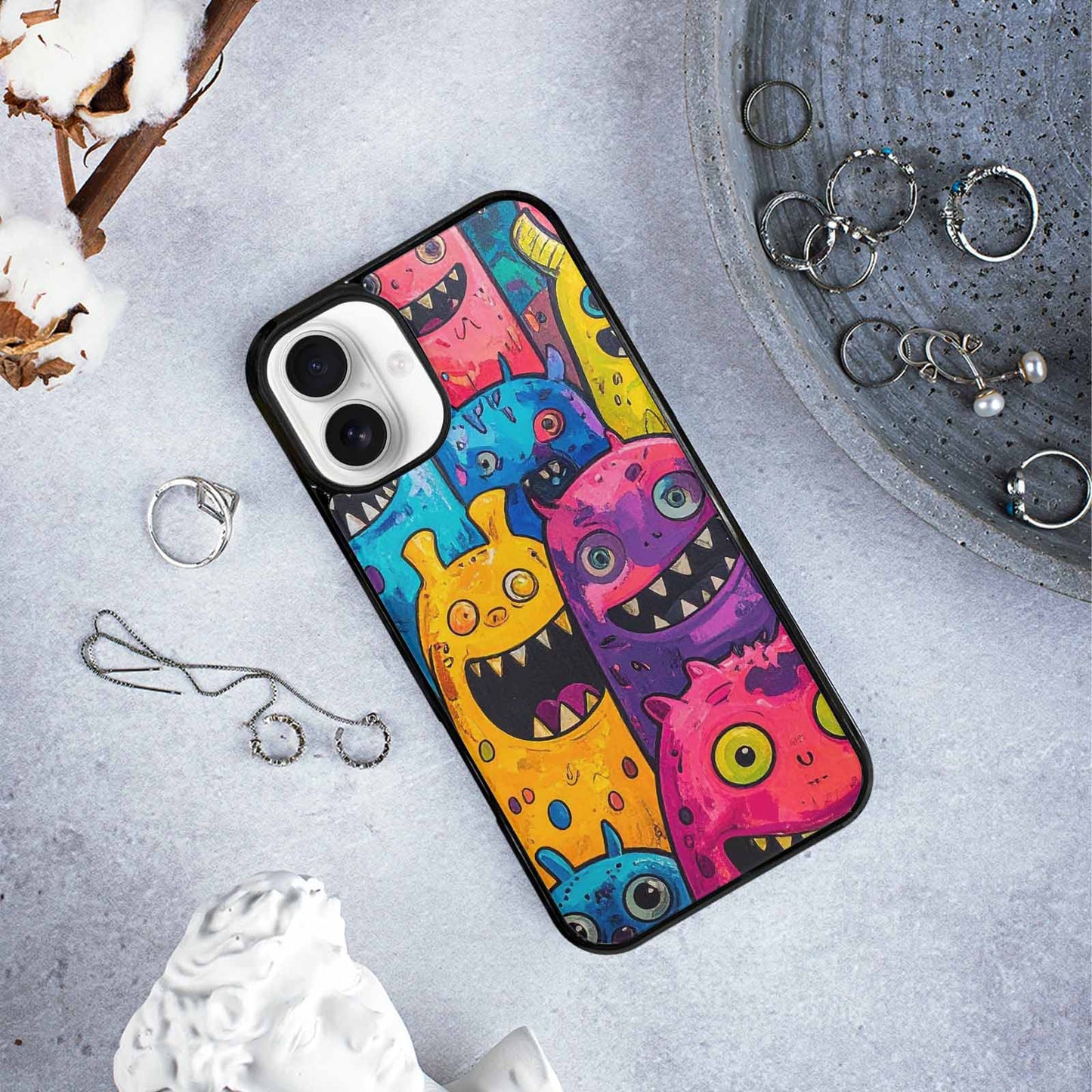 iPhone 16 Plus Case — Goofy Cartoon Monster, Custom Made Phone Cover